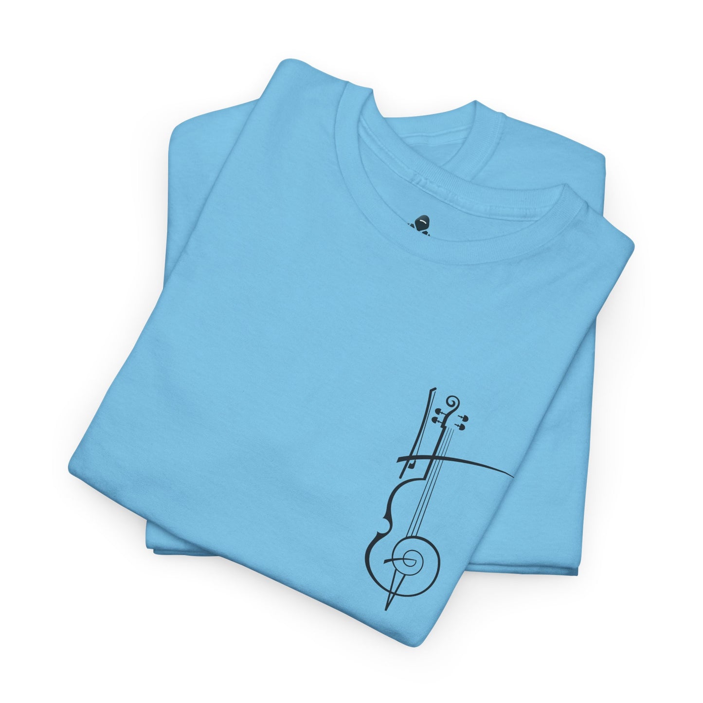 (Ropa Ft Hector David) Vintage Violin Graphic Tee, Unisex Cotton T-Shirt, Retro Violin Art, Perfect for Musicians, Music Lover Gift,