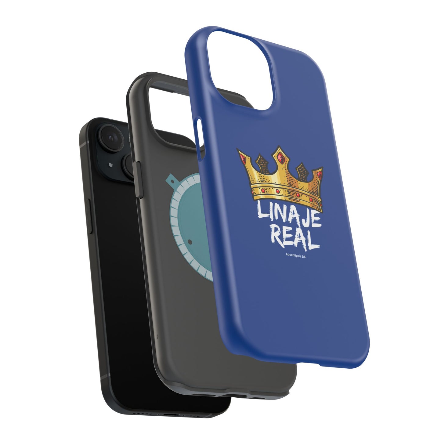 Magnetic Phone Case with Crown Design, Unique Phone Cover, Gift for Artists, Trendy Case, Protection for iPhone, Customizable Design
