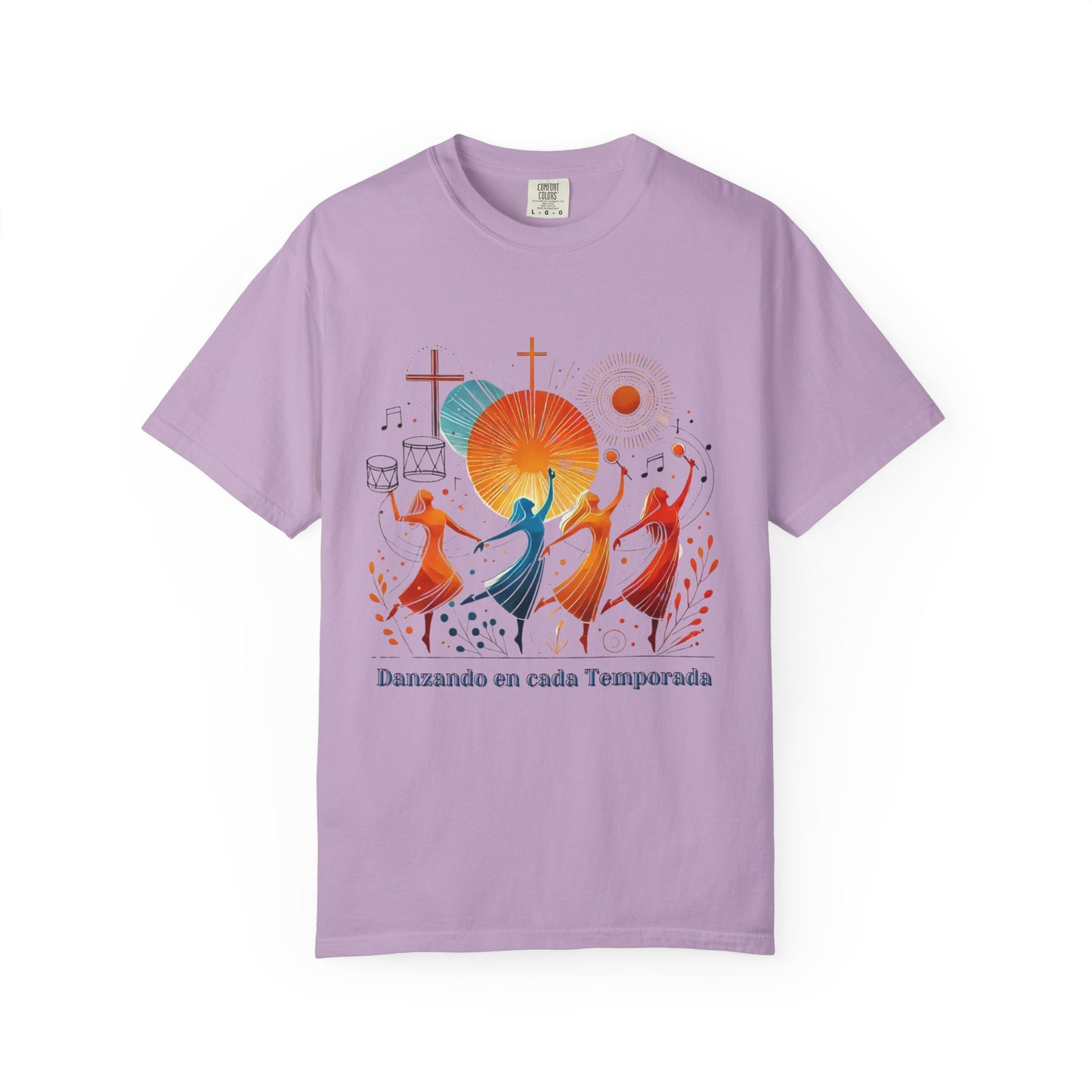 Unisex Garment-Dyed T-Shirt, Dance Design Tee, Seasonal Celebration Shirt, Gift for Dance Lovers, Festival Apparel