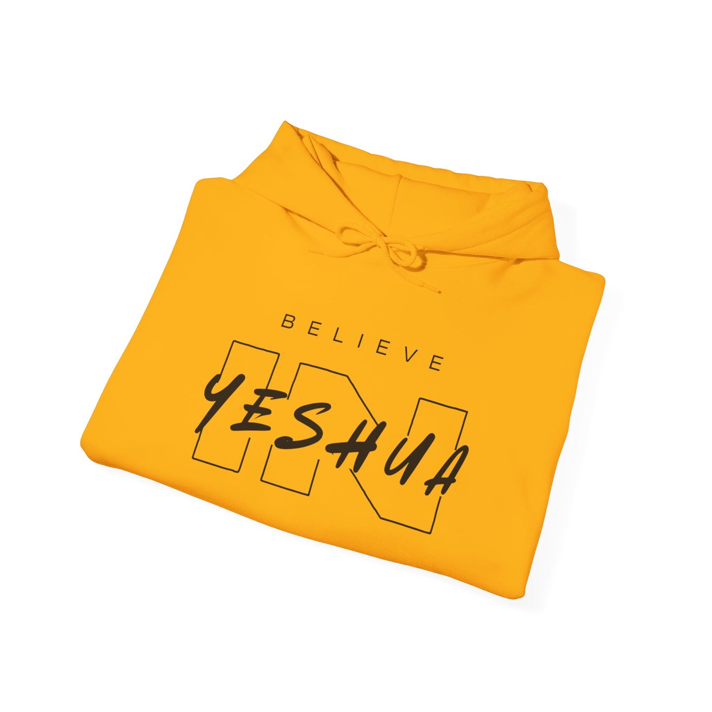Unisex Heavy Blend™ Hooded Sweatshirt - 'Believe Yeshua' Inspirational Hoodie