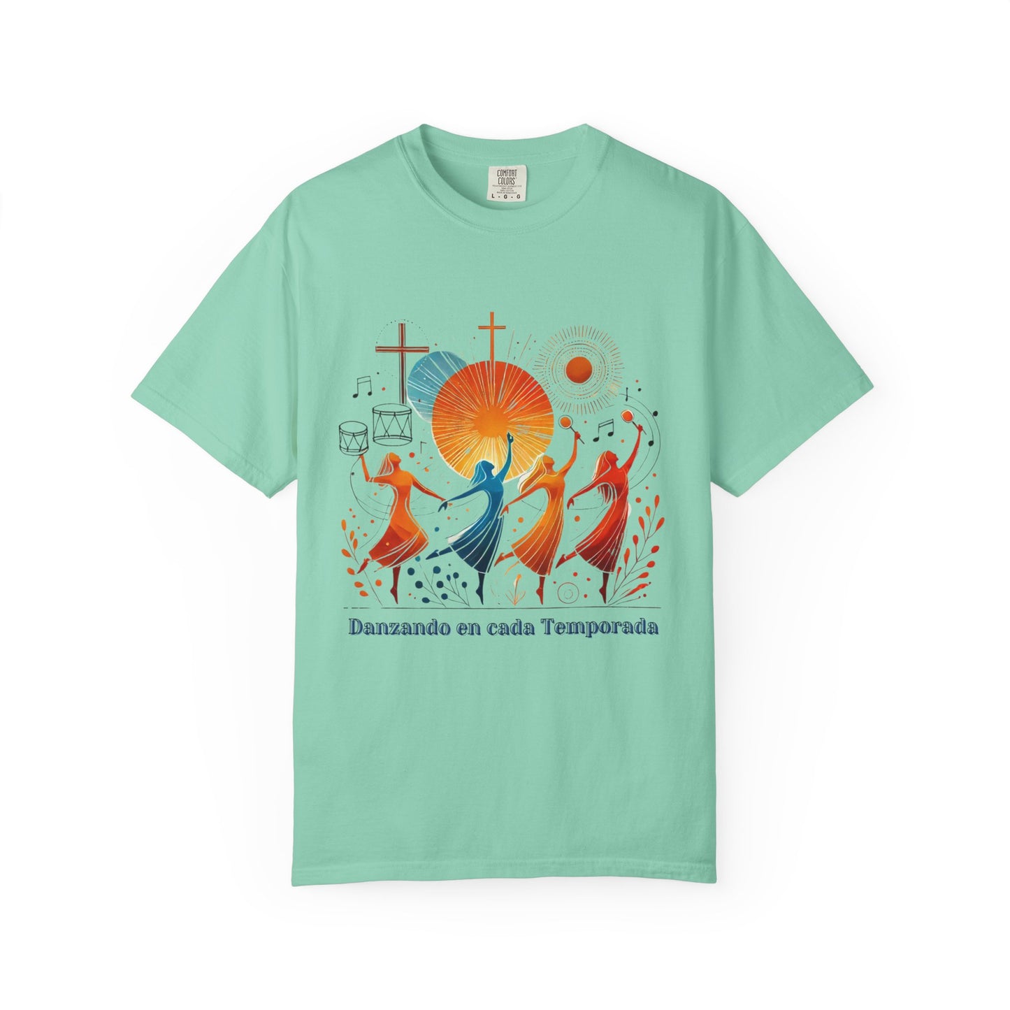 Unisex Garment-Dyed T-Shirt, Dance Design Tee, Seasonal Celebration Shirt, Gift for Dance Lovers, Festival Apparel