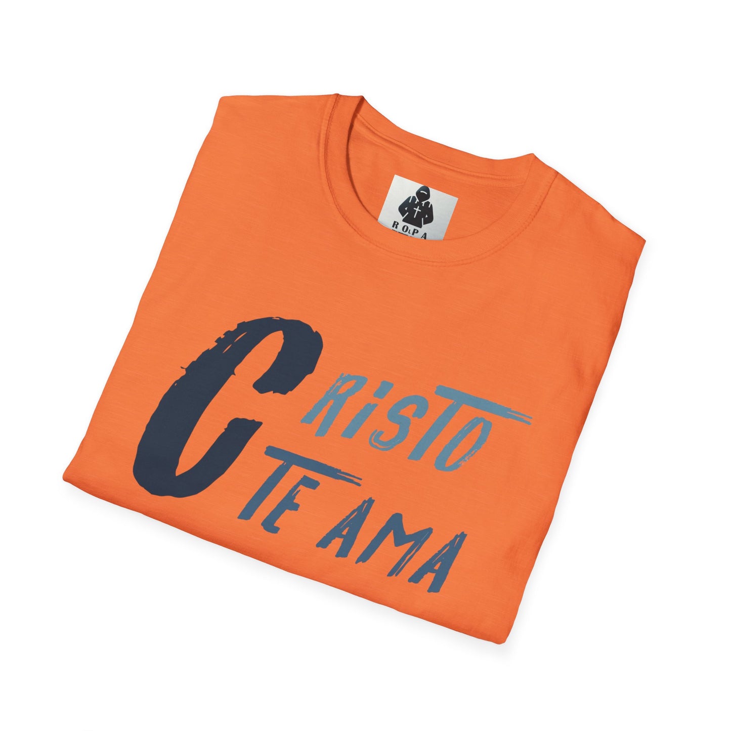 Unisex Softstyle T-Shirt - 'Cristo Te Ama' Inspirational Tee