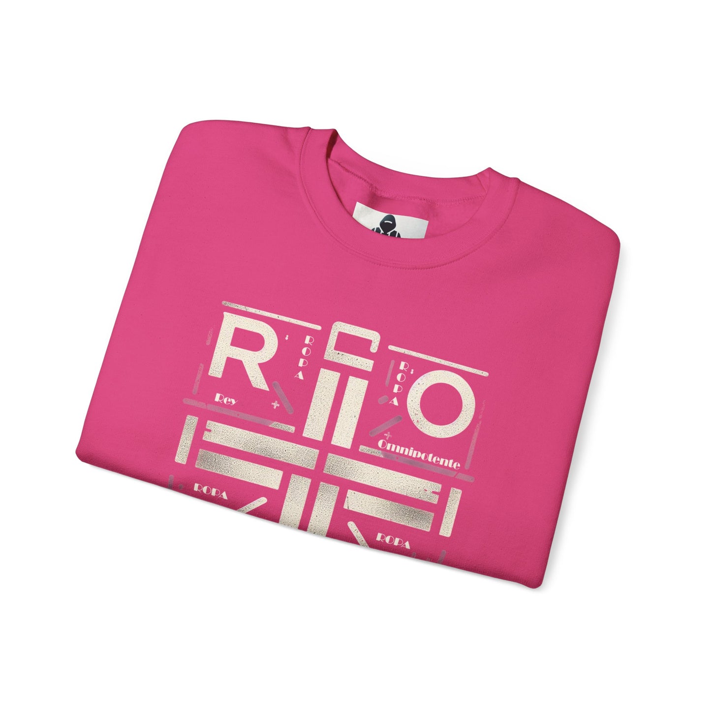 Eco-Friendly Graphic Crewneck Sweatshirt - R O P A Cruz Design