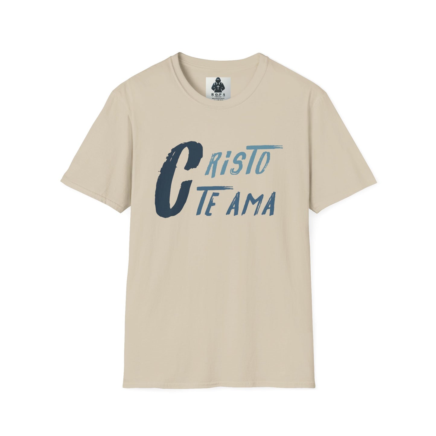 Unisex Softstyle T-Shirt - 'Cristo Te Ama' Inspirational Tee