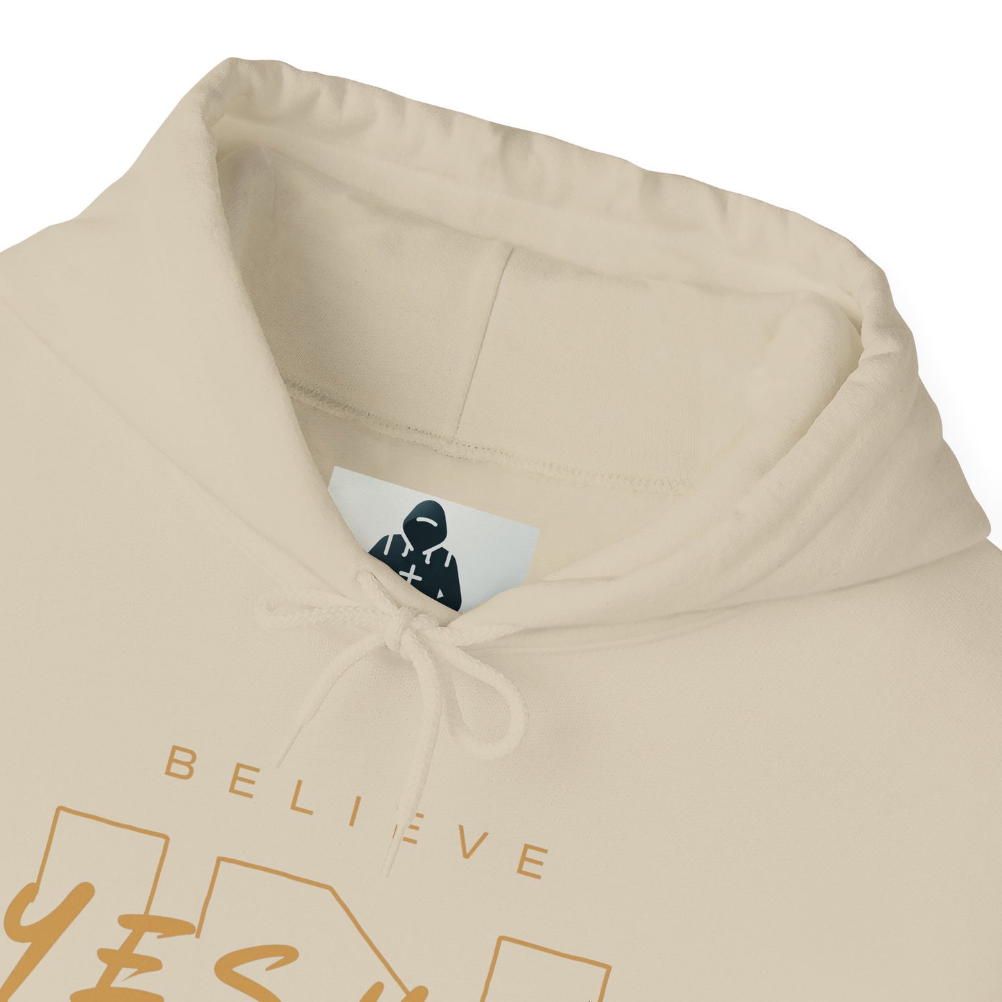 Unisex Heavy Blend™ Hooded Sweatshirt - 'Believe Yeshua' Inspirational Hoodie