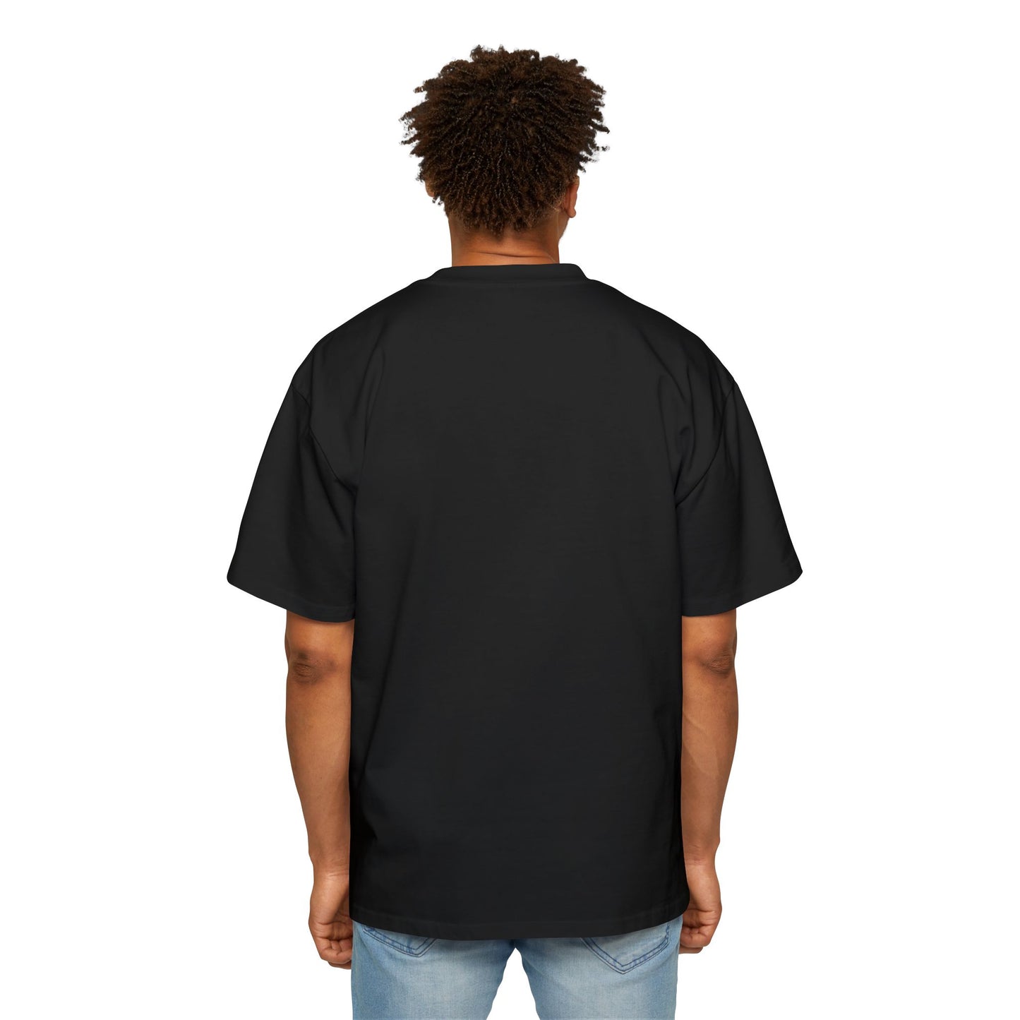 Men's Heavy Oversized Tee - Believe Yeshua Graphic Shirt