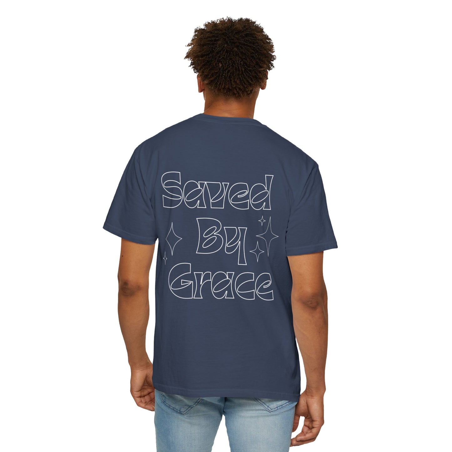 Faith-Inspired Unisex T-Shirt - Saved By Grace, Casual Wear, Christian Apparel, Gift for Believers, Everyday Comfort