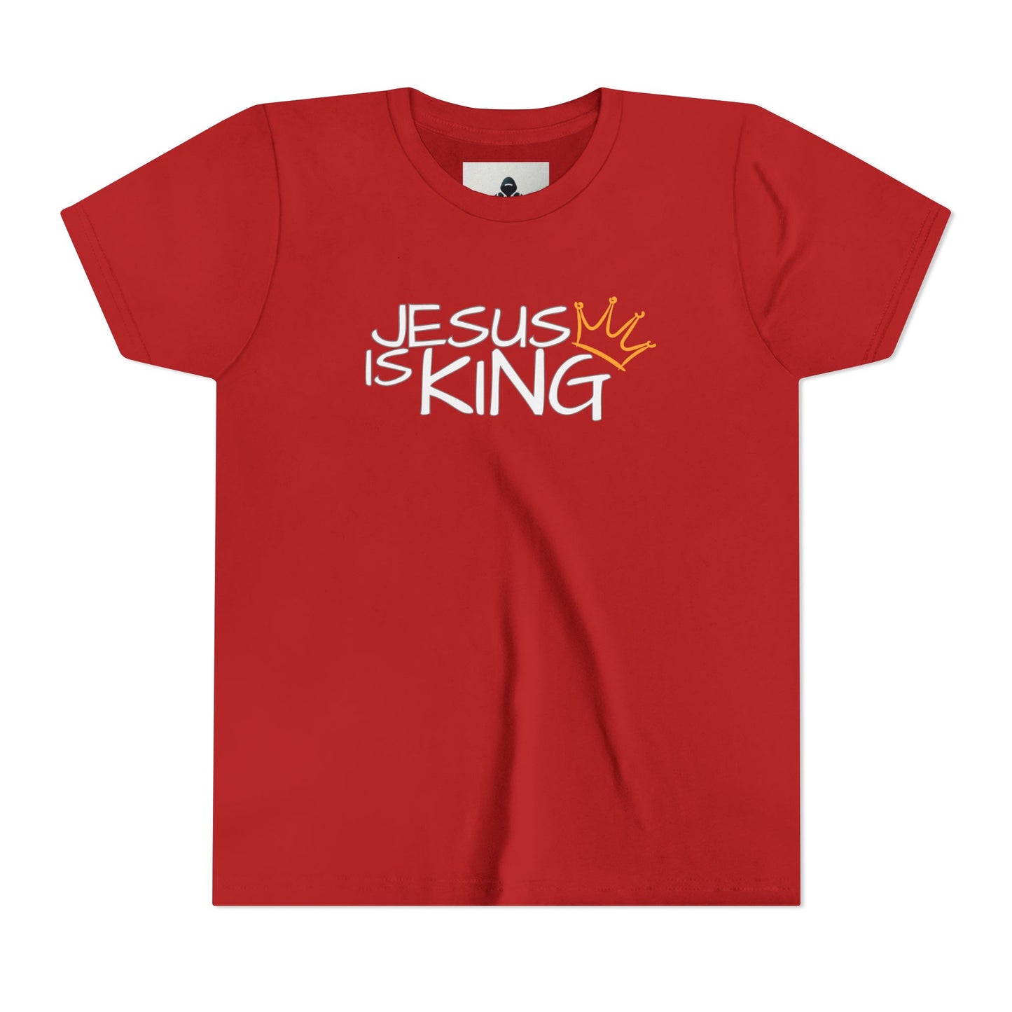 Youth Tee with Inspirational Jesus Design, Faith T-Shirt, Christian Gift, Summer Outfit, Religious Apparel, Kids Faithwear