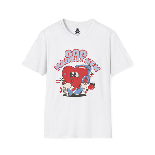 God Made New Unisex Softstyle T-Shirt - Fun & Playful Graphic Tee