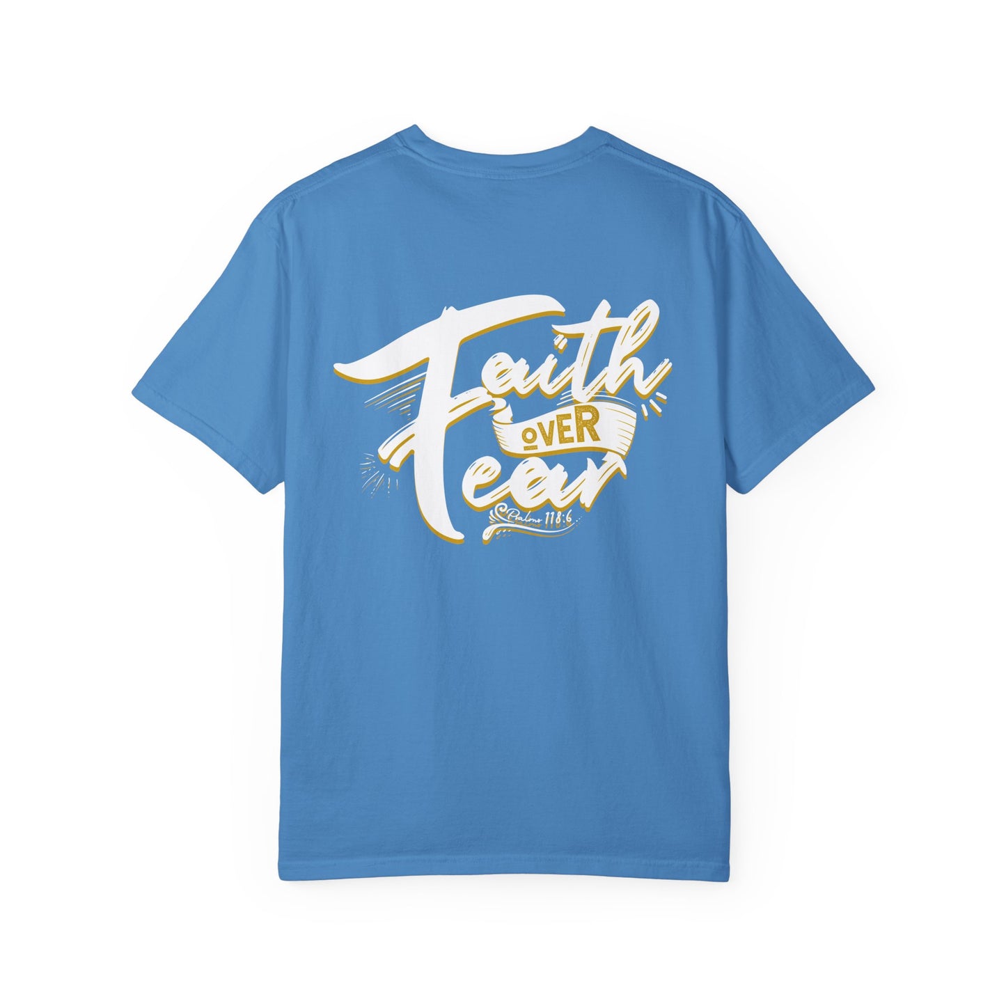 Faith Over Fear Graphic Tee, Inspirational T-Shirt, Christian Apparel, Unisex Religious Shirt, Powerfull Fashion
