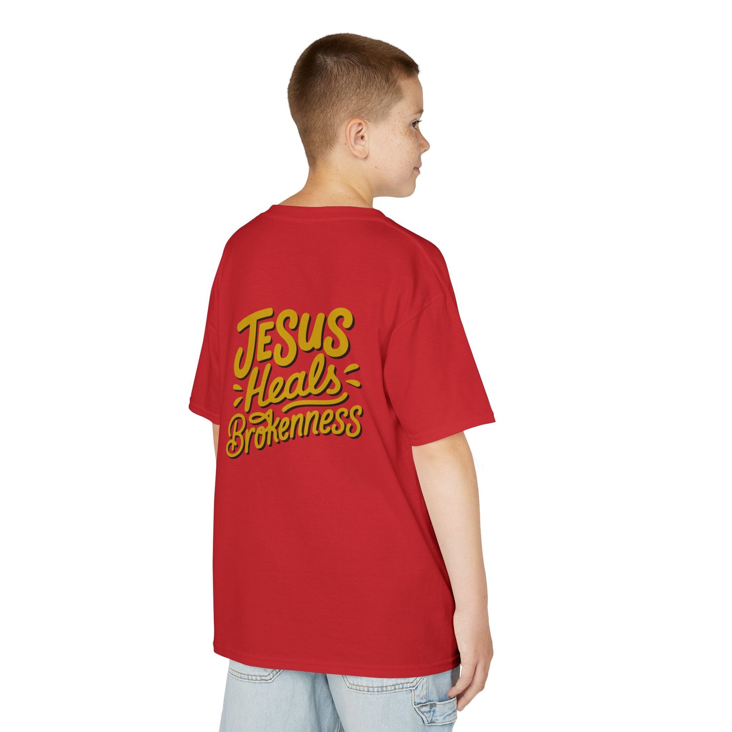 Kids Inspirational Tee - "Good" & "Jesus Heals Brokenness" - Perfect for Church, Gifts, Birthdays, Family Events