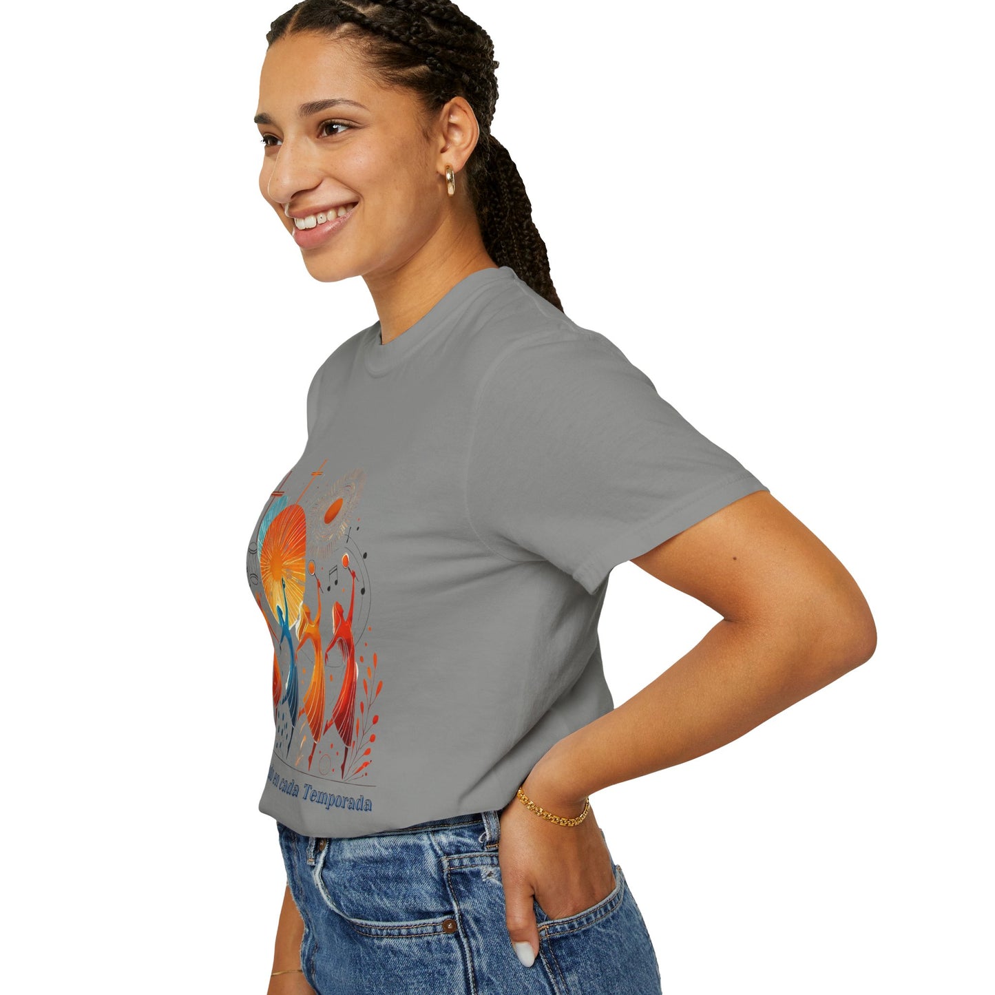Unisex Garment-Dyed T-Shirt, Dance Design Tee, Seasonal Celebration Shirt, Gift for Dance Lovers, Festival Apparel