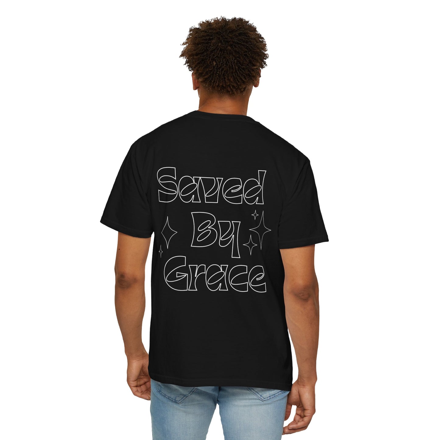 Faith-Inspired Unisex T-Shirt - Saved By Grace, Casual Wear, Christian Apparel, Gift for Believers, Everyday Comfort