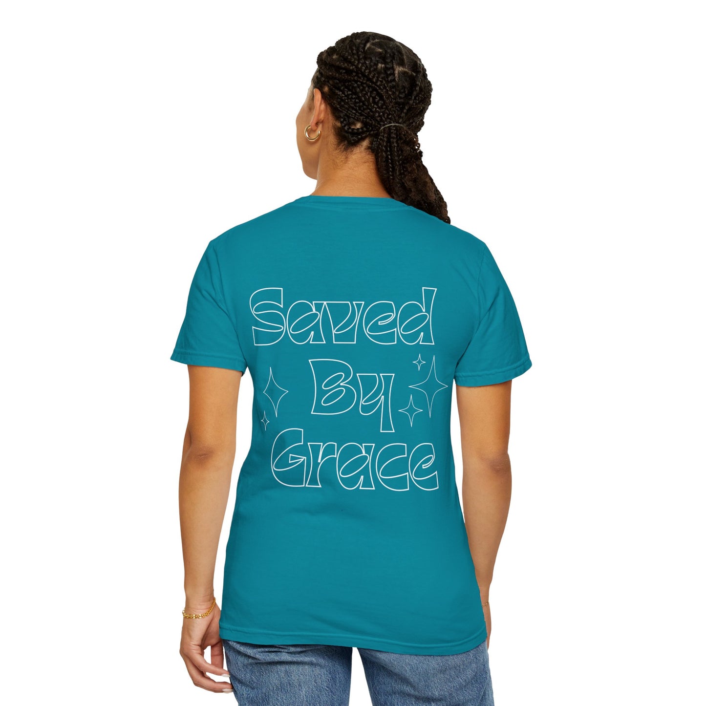 Faith-Inspired Unisex T-Shirt - Saved By Grace, Casual Wear, Christian Apparel, Gift for Believers, Everyday Comfort