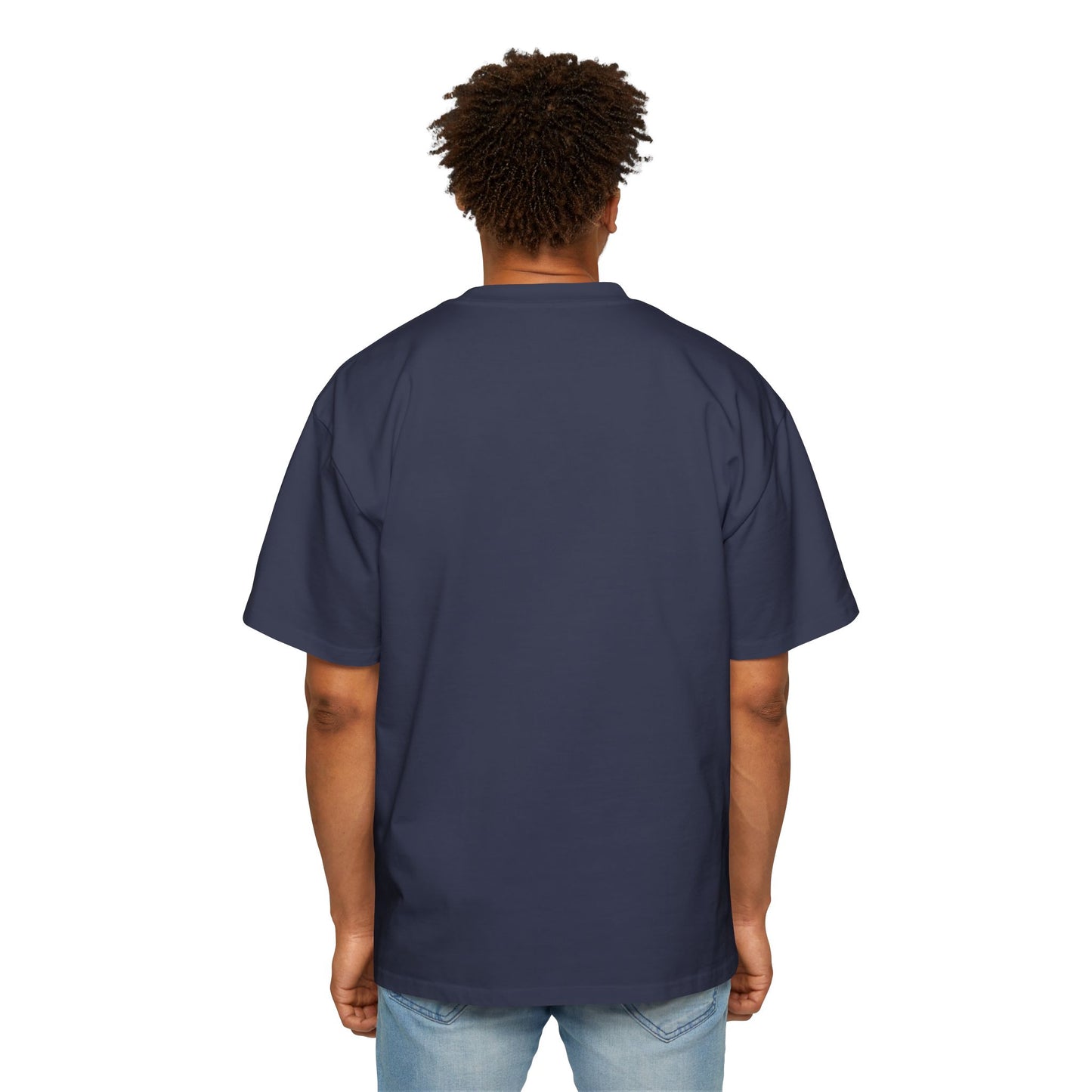 Men's Heavy Oversized Tee - Believe Yeshua Graphic Shirt