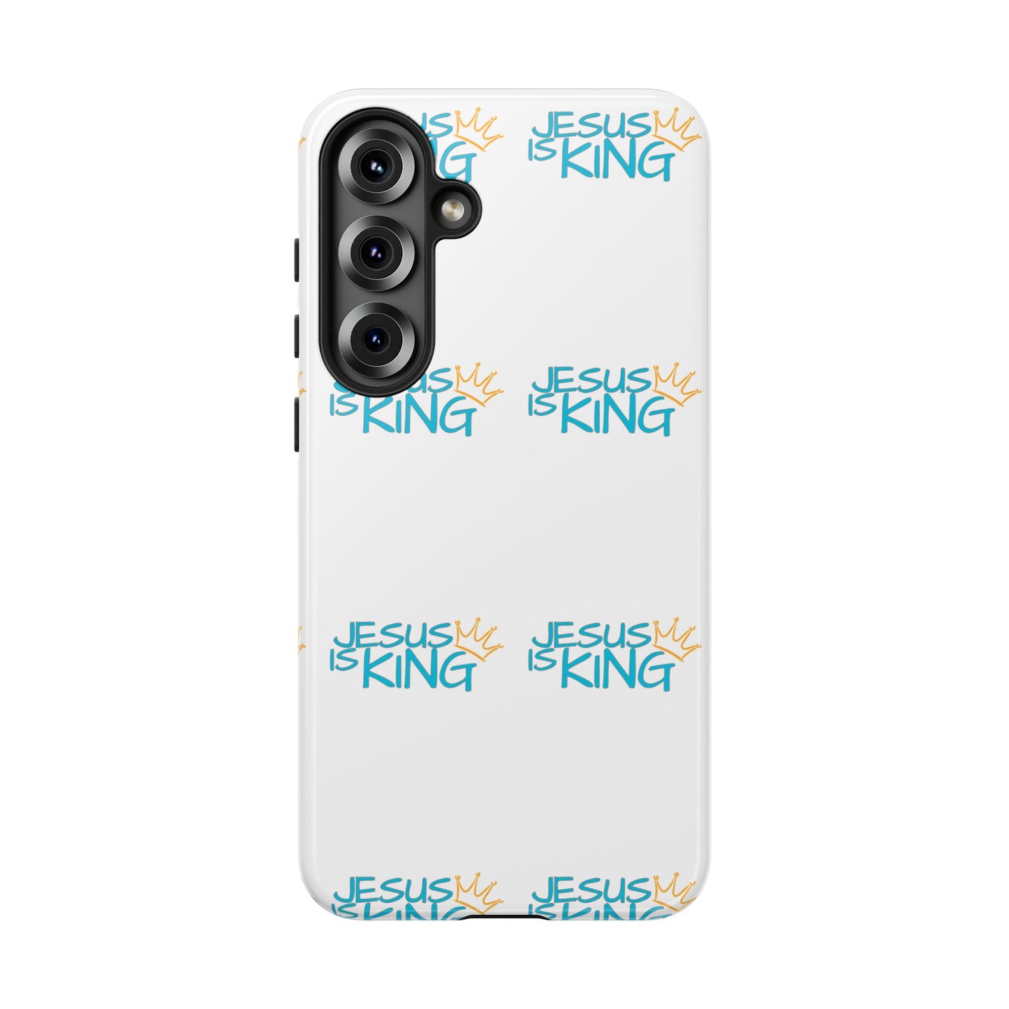 Jesus is King Phone Case - Tough Cases, Christian Gifts, Religious Accessories, Inspirational Protection, Unique Smartphone Cover
