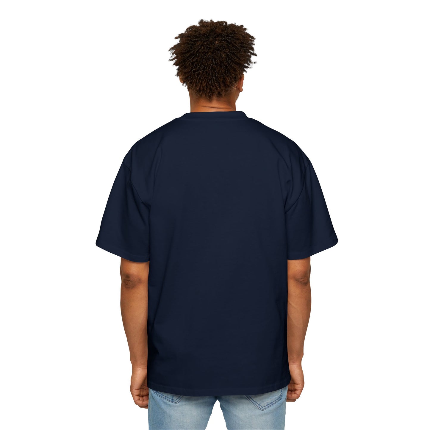 Men's Heavy Oversized Tee - Believe Yeshua Graphic Shirt
