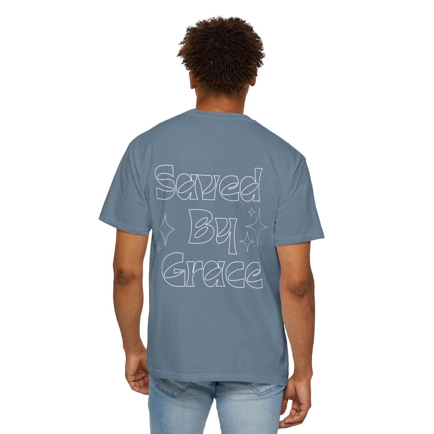Faith-Inspired Unisex T-Shirt - Saved By Grace, Casual Wear, Christian Apparel, Gift for Believers, Everyday Comfort