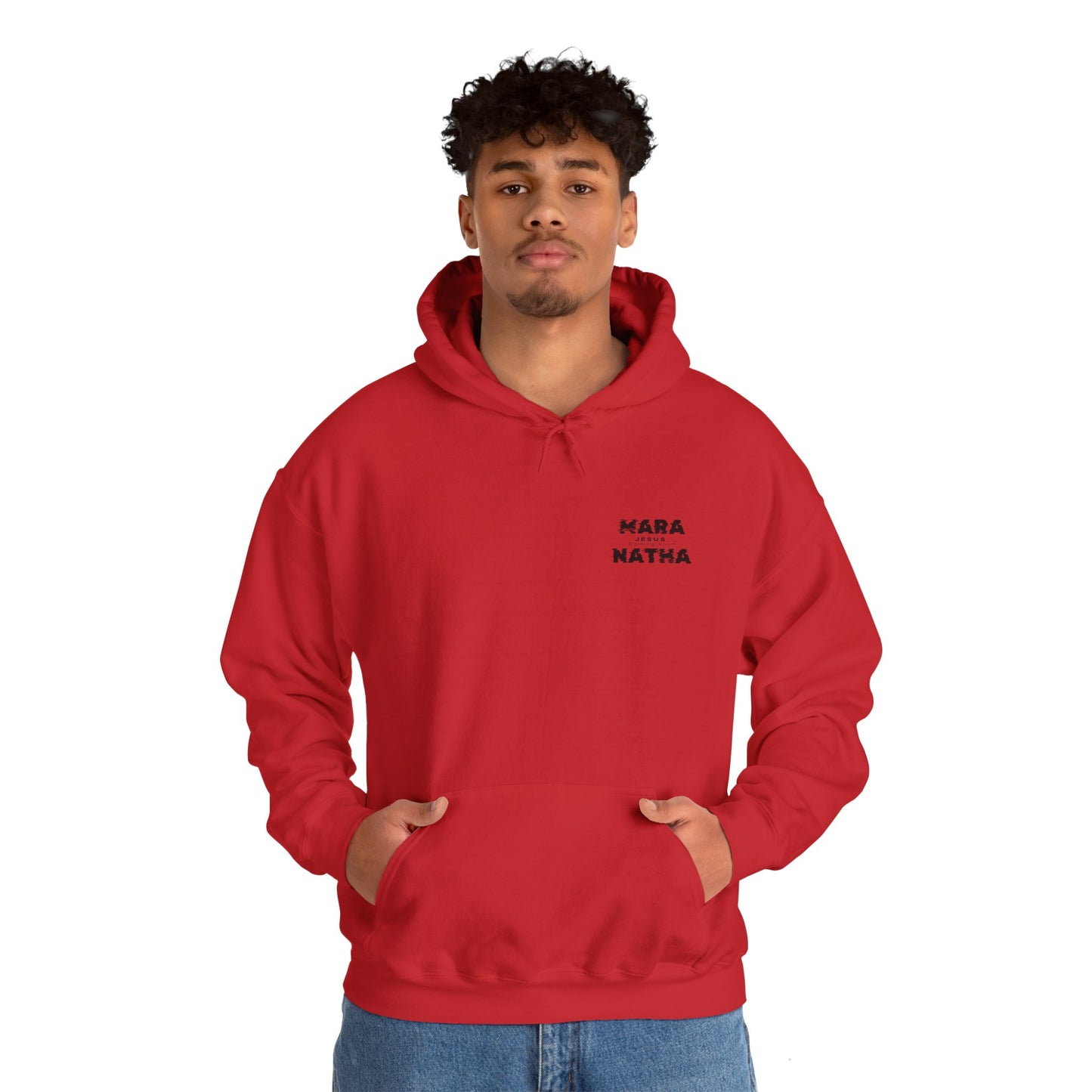 Faith-Inspired Unisex Hoodie - Mara Natha Collection, Cozy Prayer Sweatshirt, Inspirational Gift, Religious Wear, Spiritual Fashion