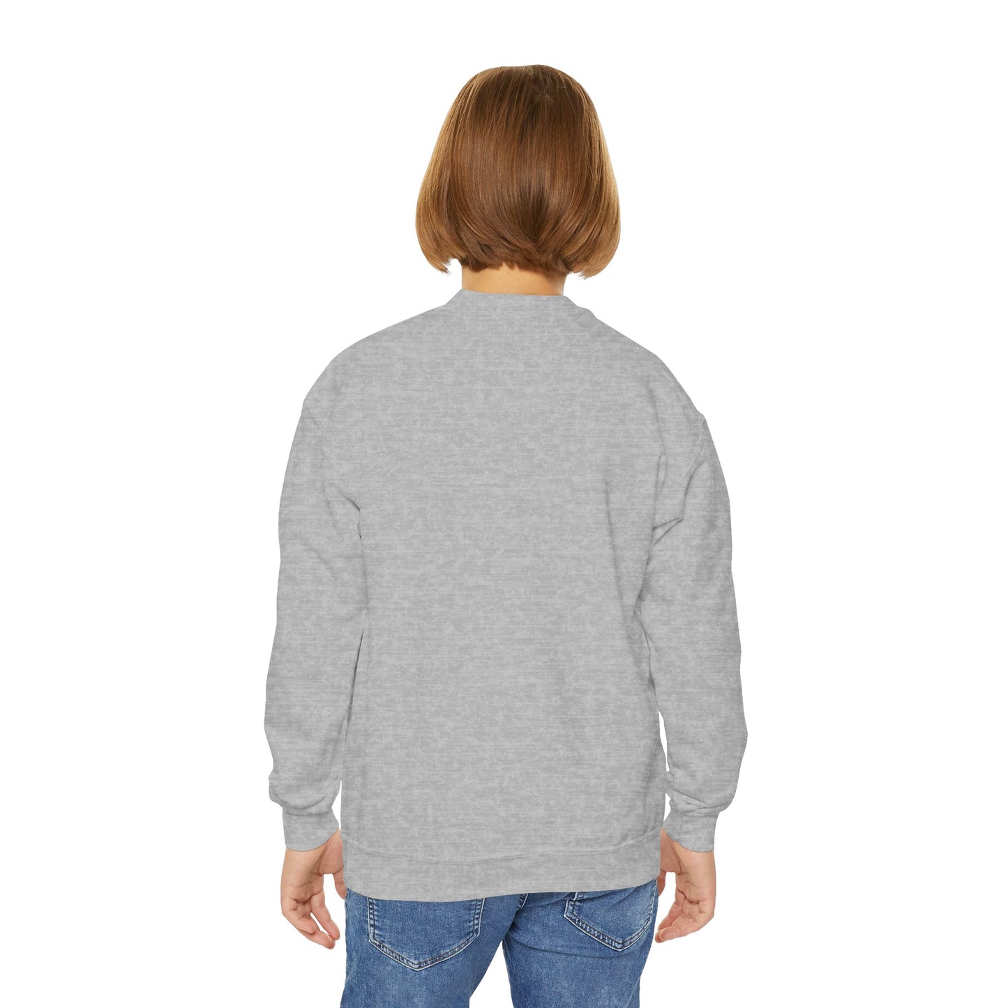Youth Crewneck Sweatshirt - JESÚS MARANATHA COMING SOON - Faith-Inspired Apparel for Teens