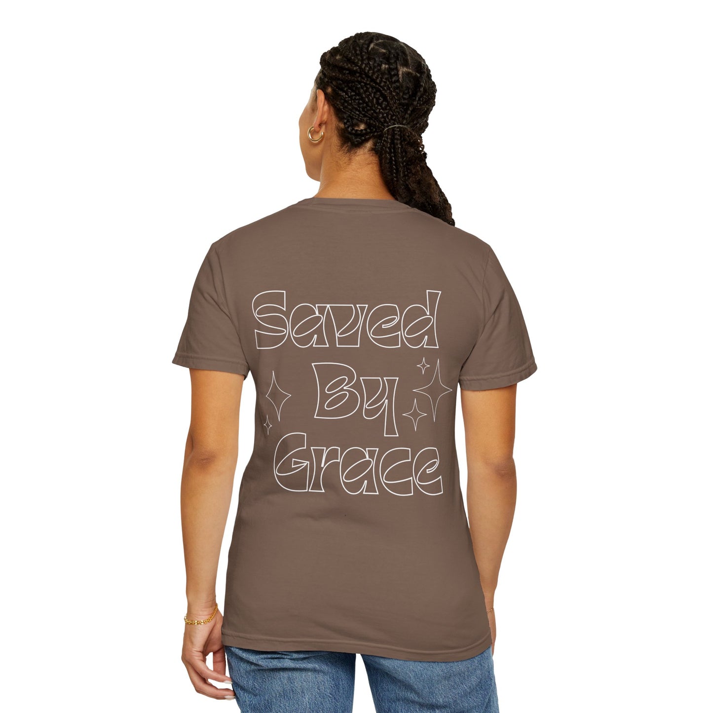 Faith-Inspired Unisex T-Shirt - Saved By Grace, Casual Wear, Christian Apparel, Gift for Believers, Everyday Comfort