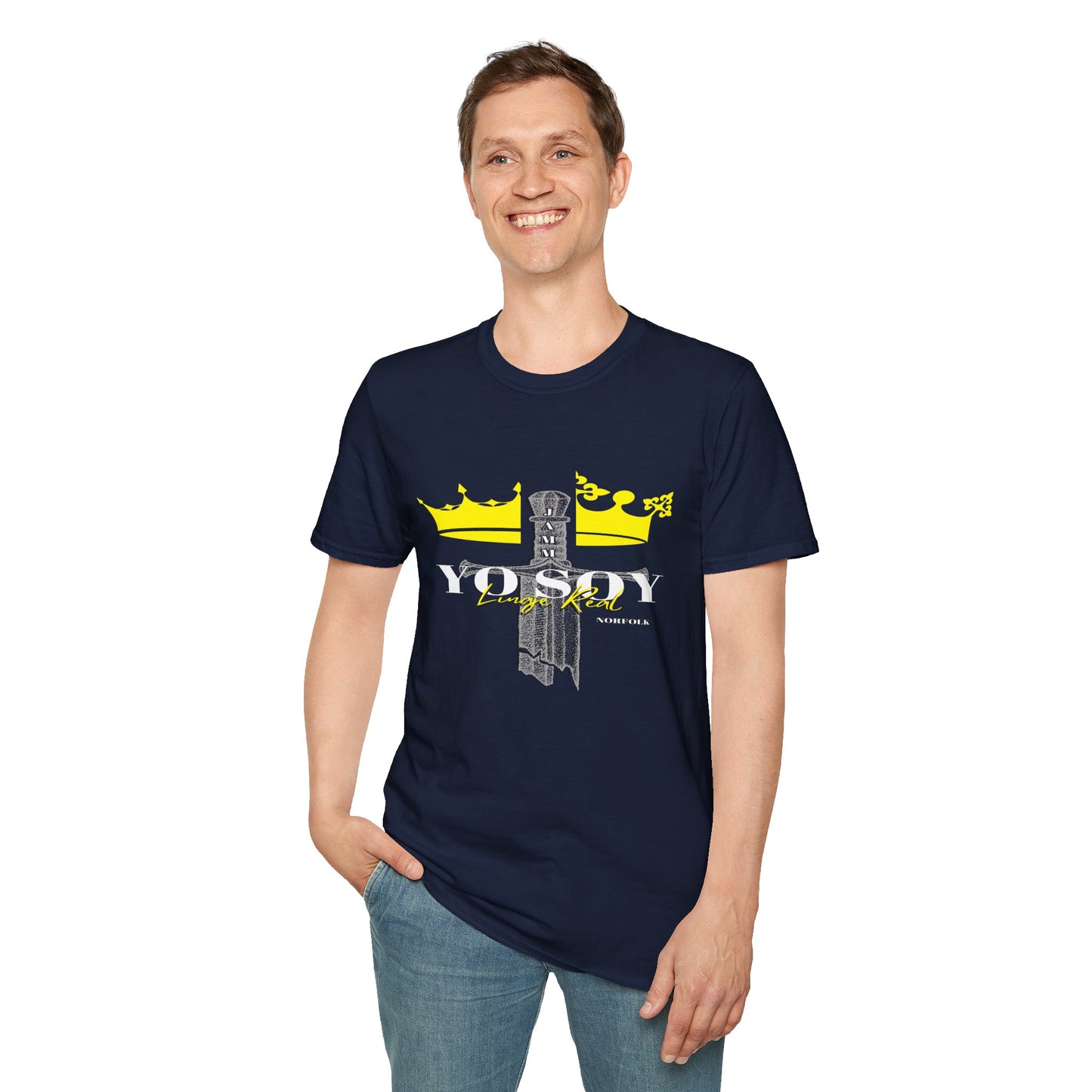 Crown Graphic Unisex Softstyle T-Shirt | Casual Wear, Streetwear, Gift for Friends, Birthday, Everyday Fashion