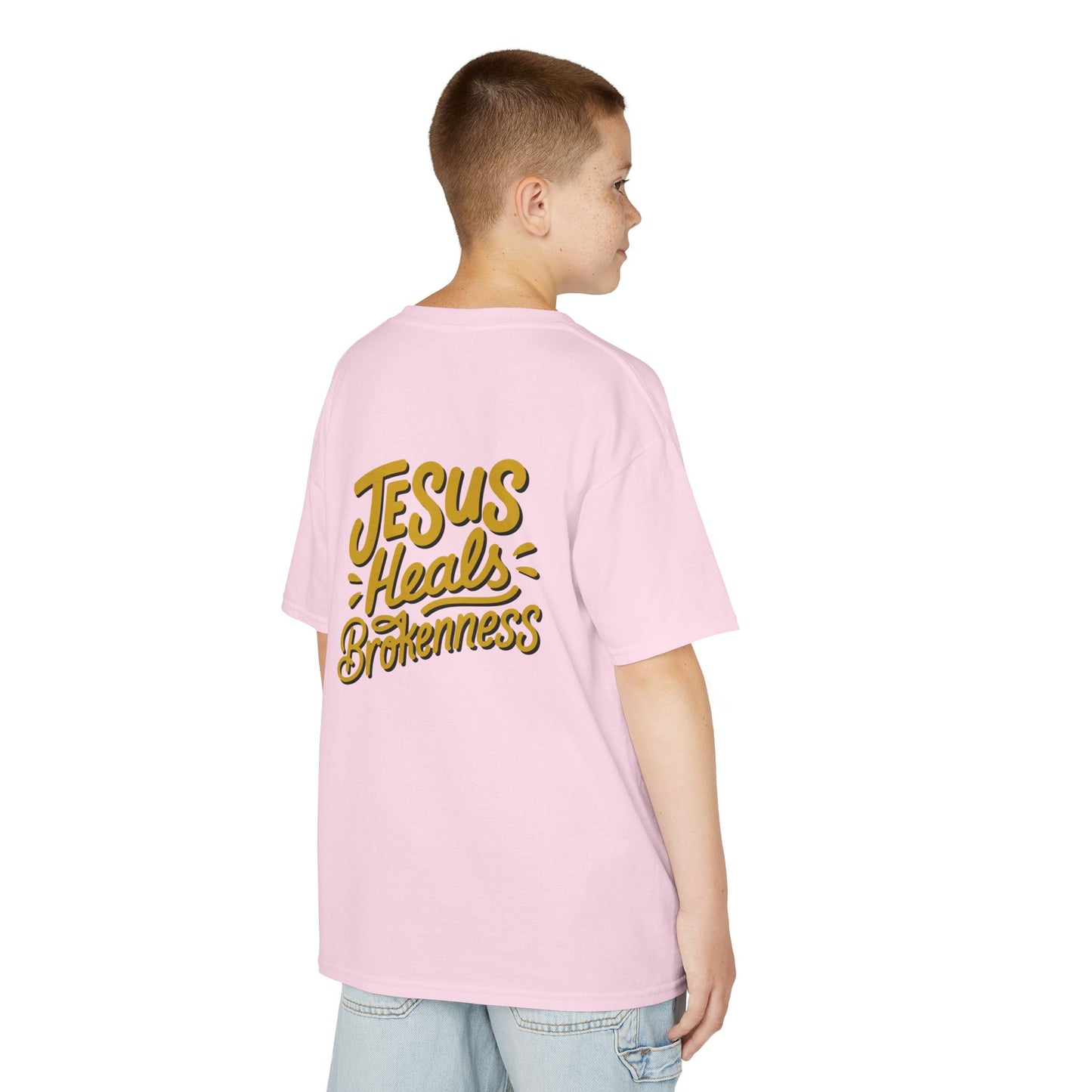 Kids Inspirational Tee - "Good" & "Jesus Heals Brokenness" - Perfect for Church, Gifts, Birthdays, Family Events