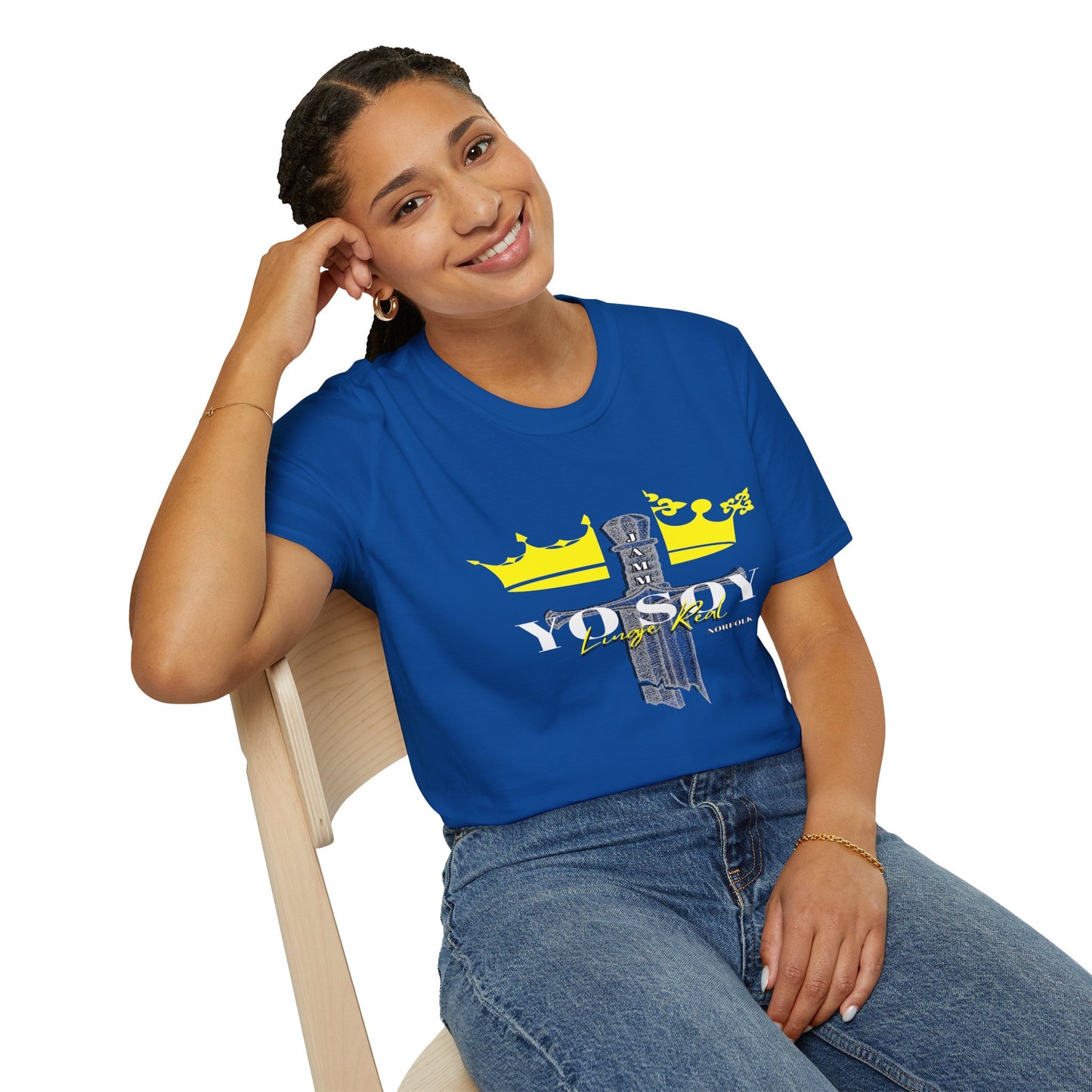 Crown Graphic Unisex Softstyle T-Shirt | Casual Wear, Streetwear, Gift for Friends, Birthday, Everyday Fashion
