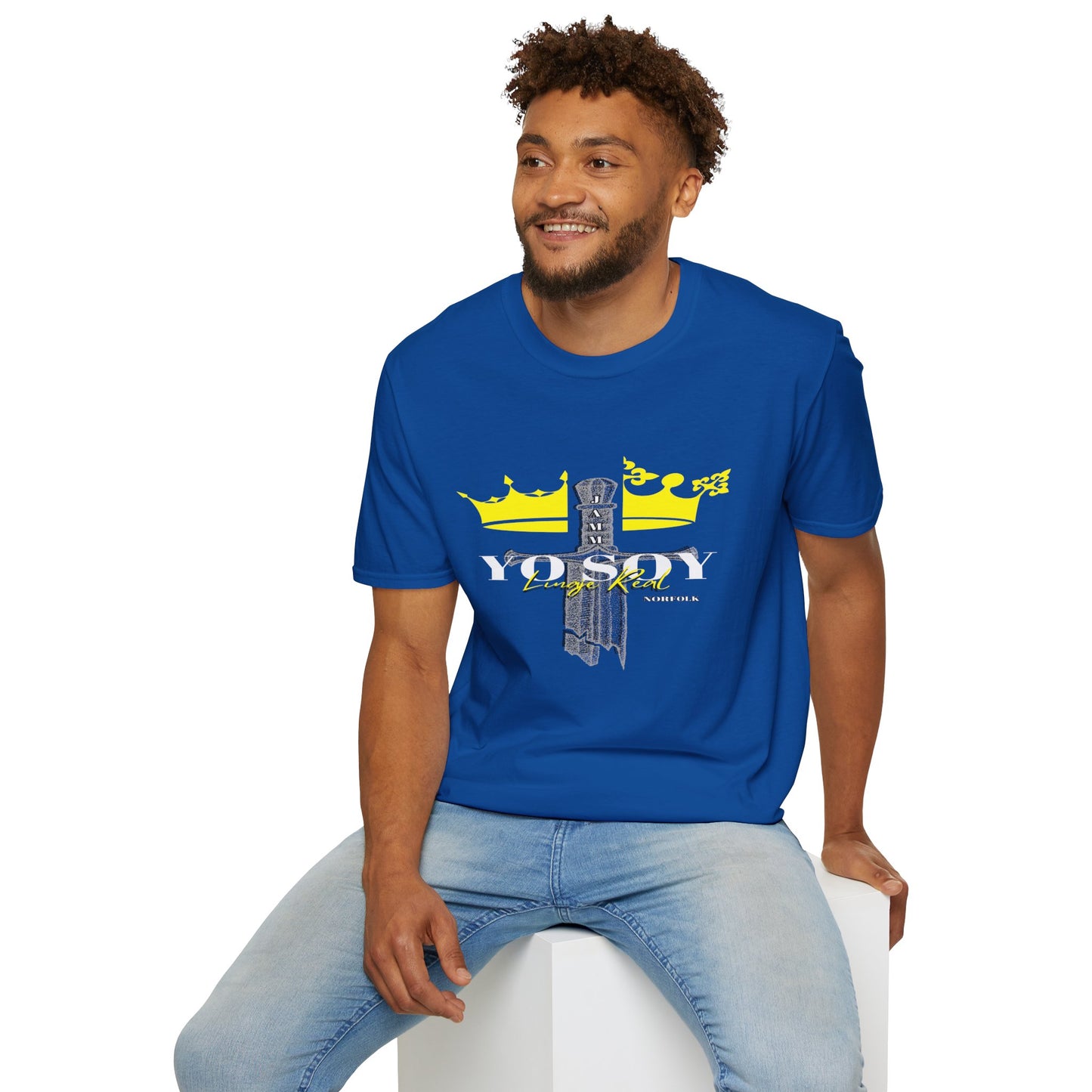 Crown Graphic Unisex Softstyle T-Shirt | Casual Wear, Streetwear, Gift for Friends, Birthday, Everyday Fashion