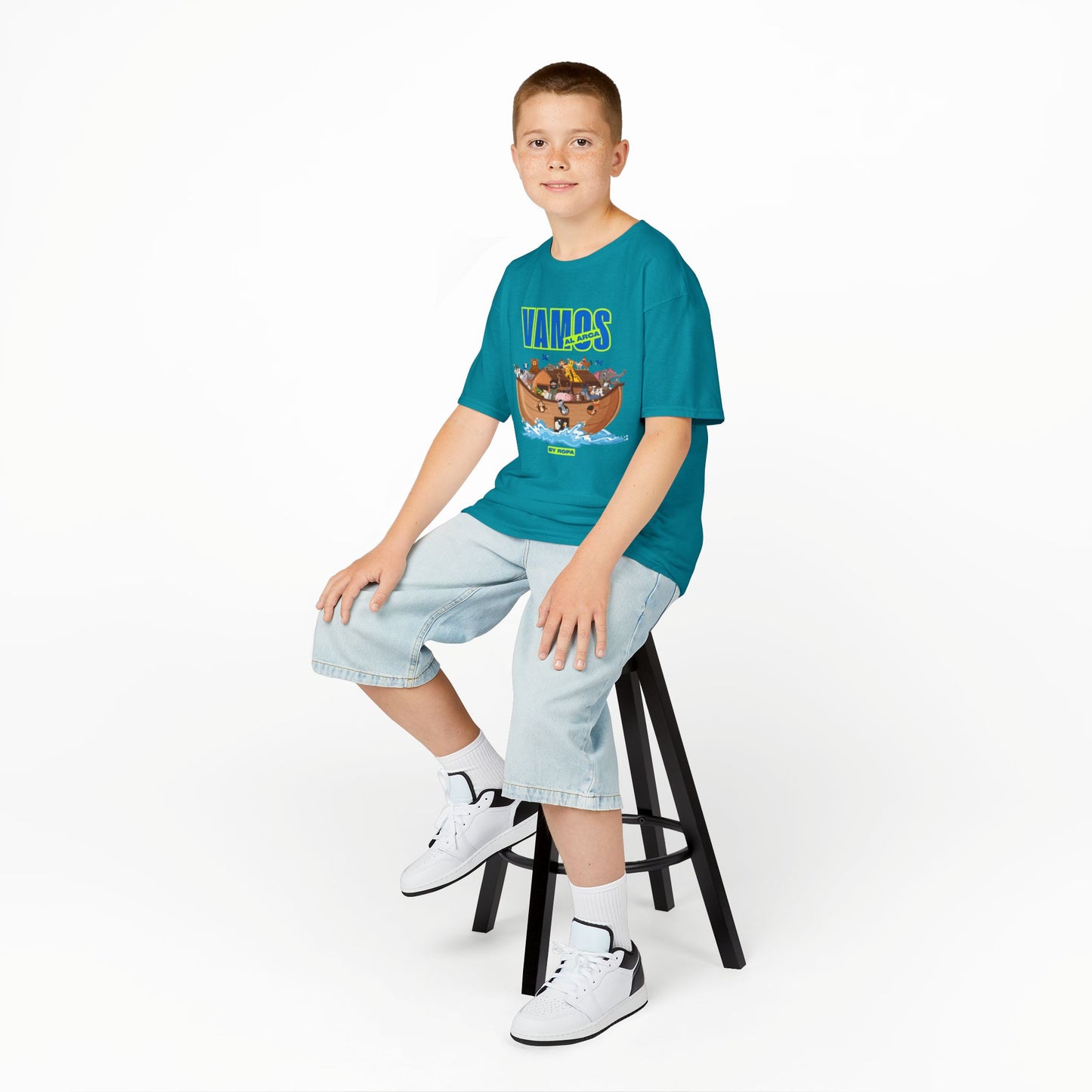Fun Adventure Kids Tee, Cute Animal T-Shirt, Kids Summer Style, Birthday Gift, Playful Graphic T-Shirt