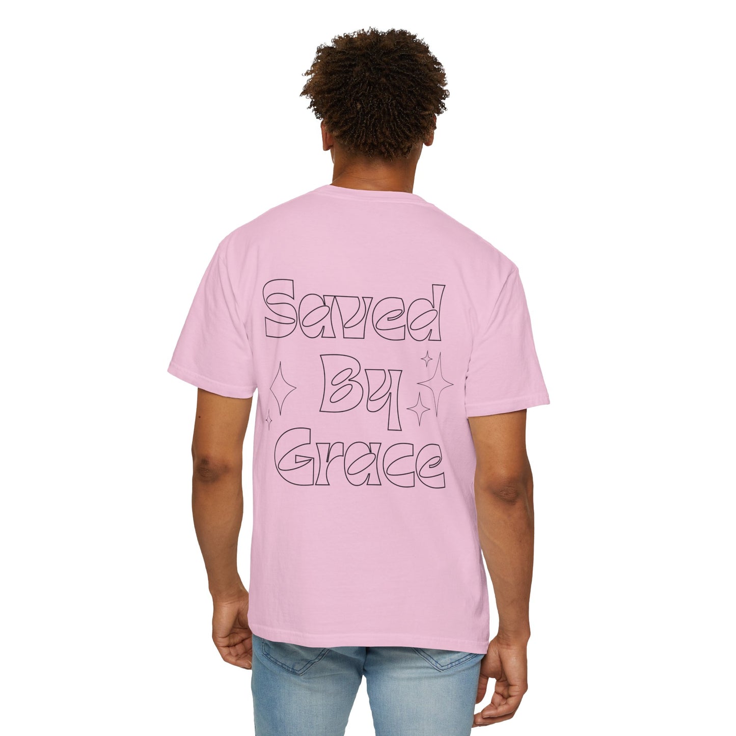 Faith-Inspired Unisex T-Shirt - Saved By Grace, Casual Wear, Christian Apparel, Gift for Believers, Everyday Comfort