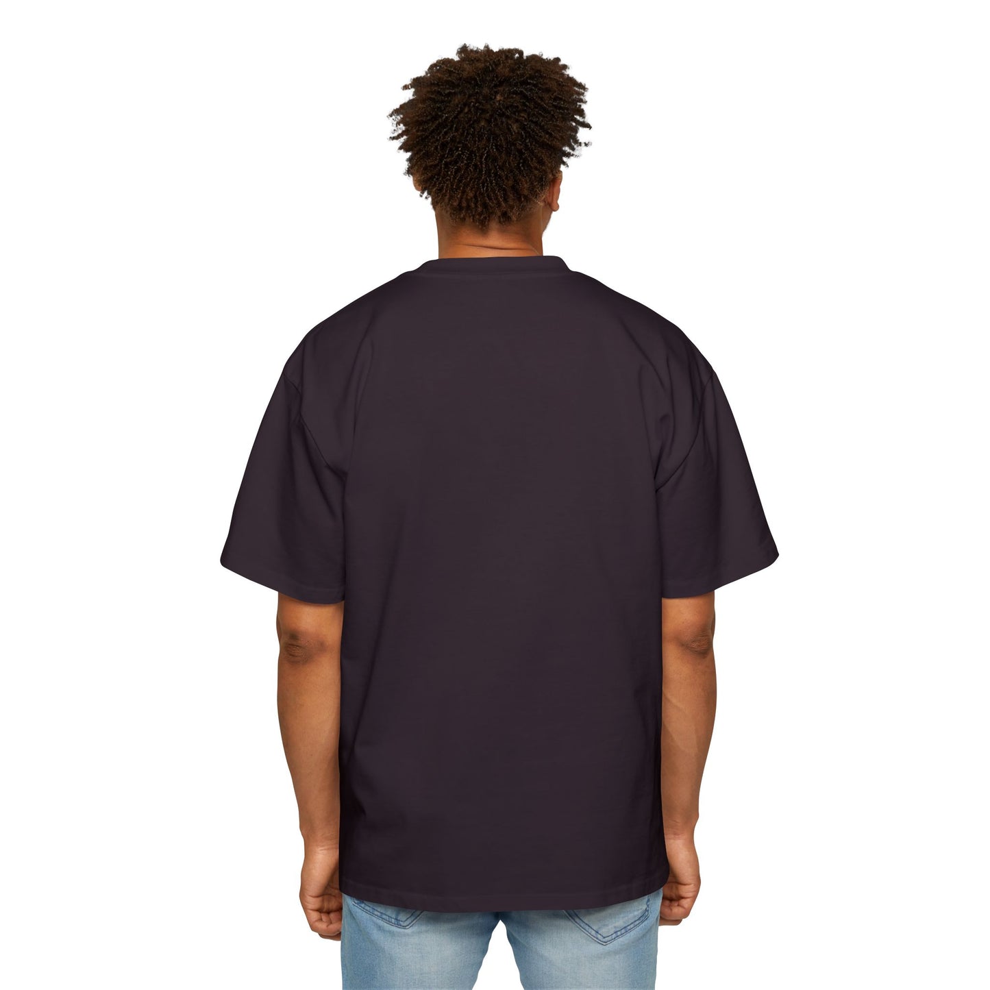 Men's Heavy Oversized Tee - Believe Yeshua Graphic Shirt