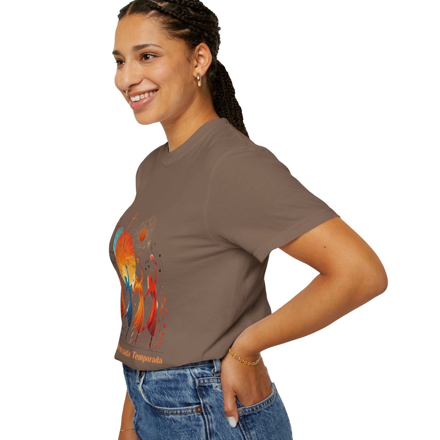 Unisex Garment-Dyed T-Shirt, Dance Design Tee, Seasonal Celebration Shirt, Gift for Dance Lovers, Festival Apparel