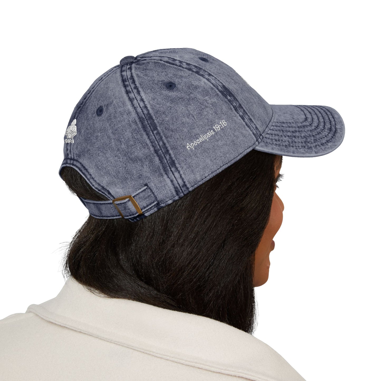 Vintage Embroidered Cap - Jesus is King, Christian Hat, Faith Merchandise, Religious Gift, Casual Wear, Inspirational Accessory