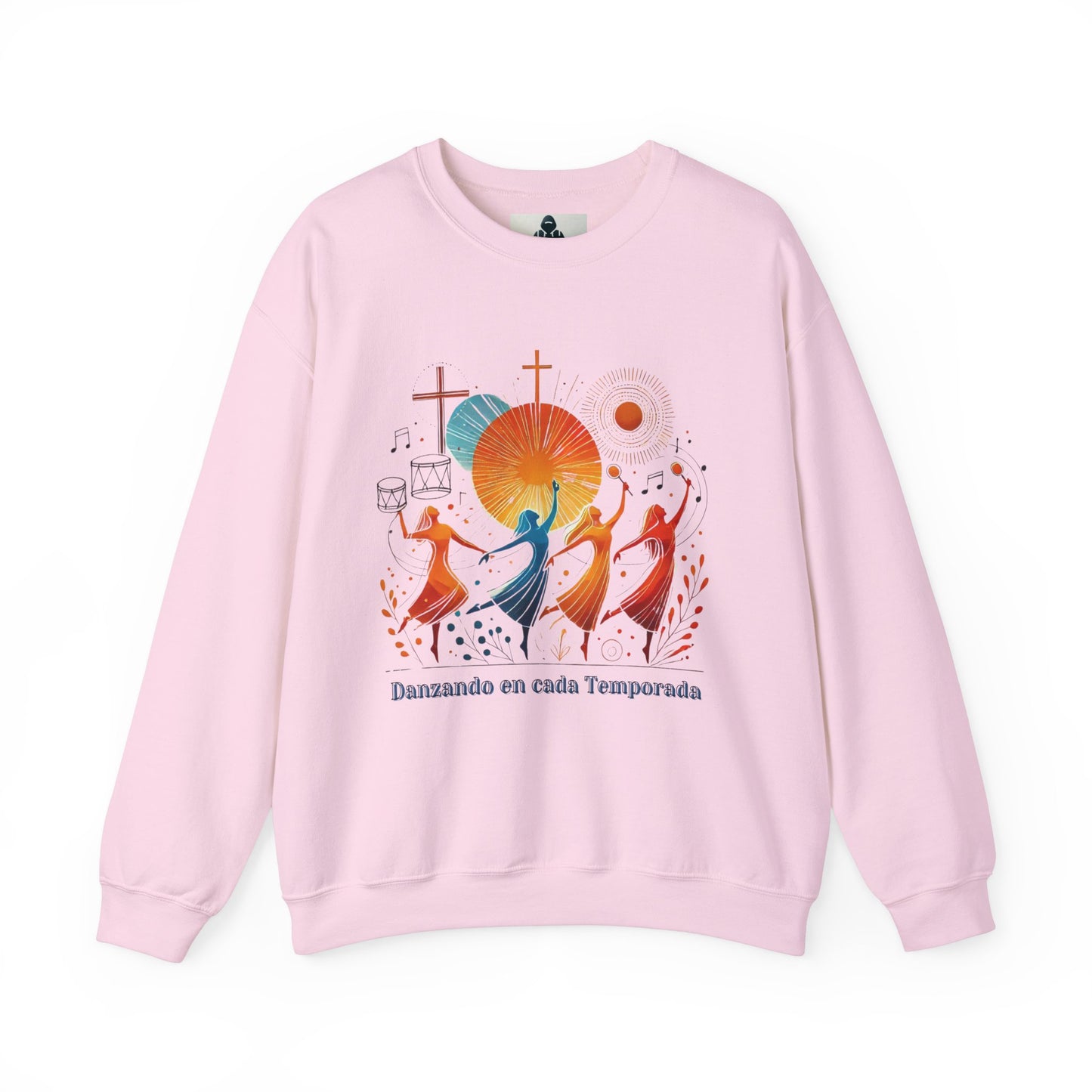 Danzando en cada Temporada Sweatshirt | Unisex Heavy Blend Crewneck with Colorful Dance Design