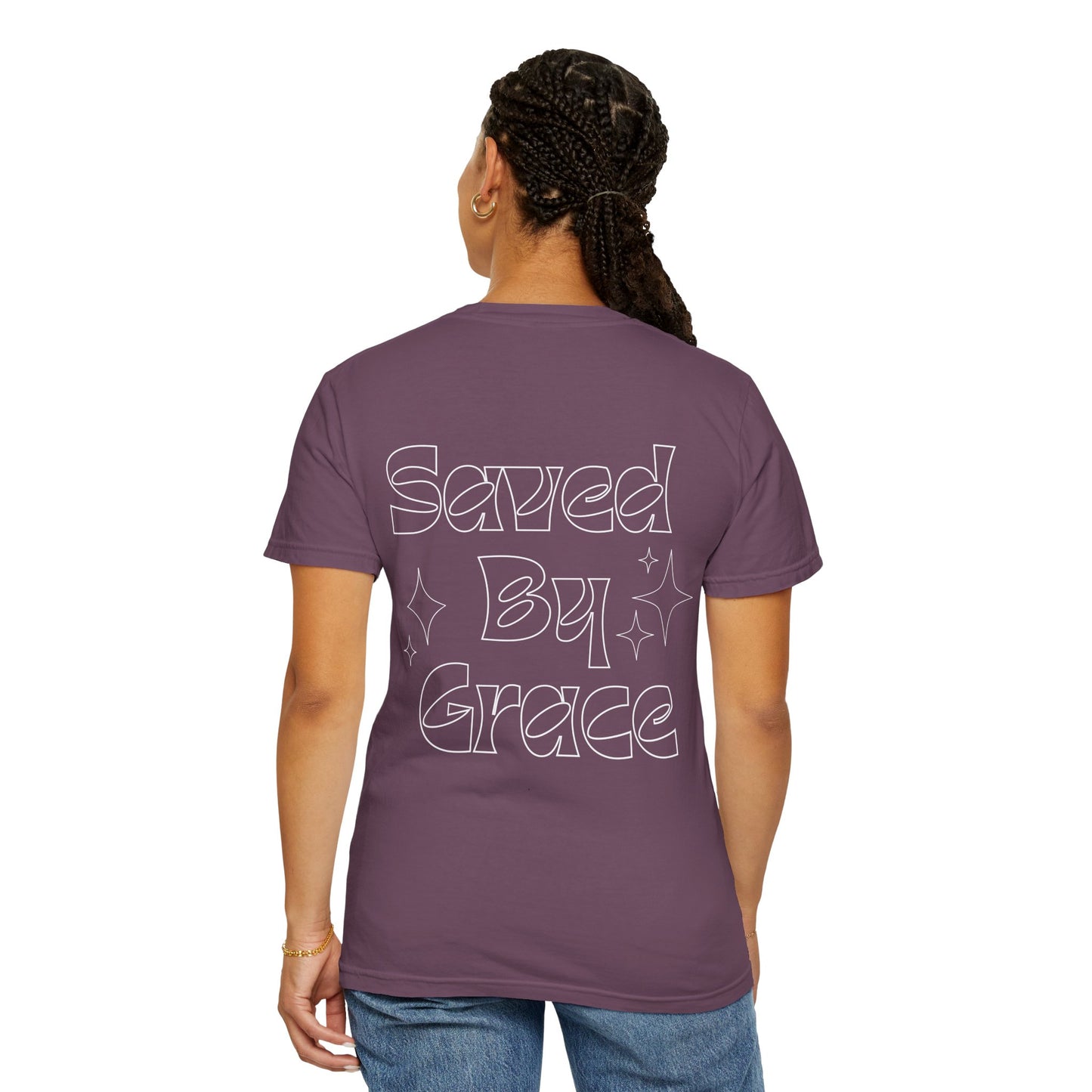 Faith-Inspired Unisex T-Shirt - Saved By Grace, Casual Wear, Christian Apparel, Gift for Believers, Everyday Comfort