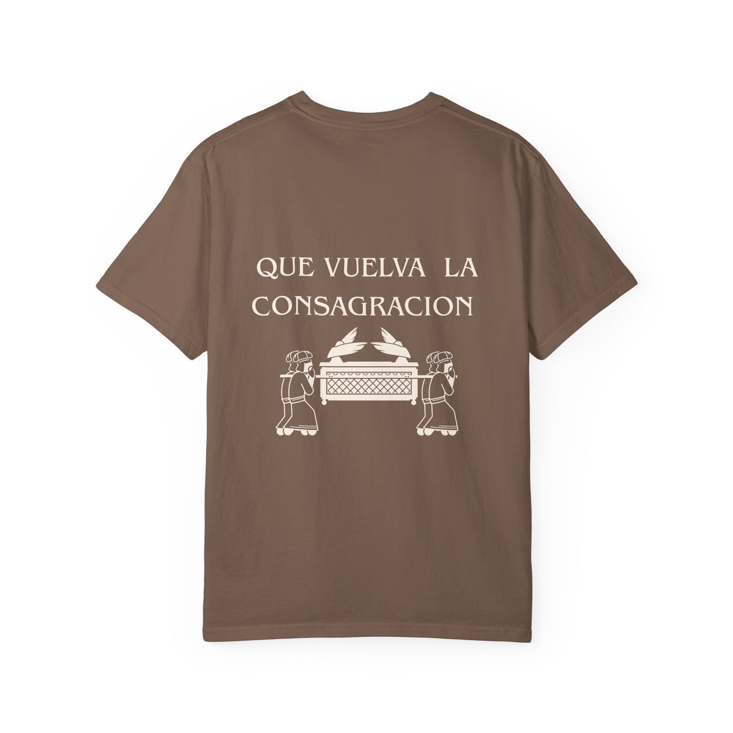 Vigilia Consagrados Garment-Dyed Unisex T-shirt, Comfortable Tee for All Occasions, Gift for Friends, Casual Wear, Relaxed Fashion, Summer Essential
