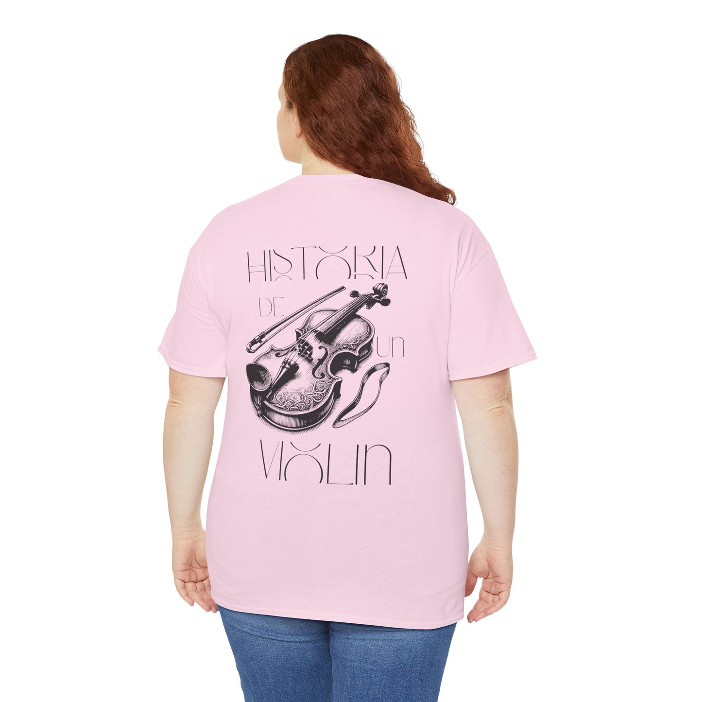 (Ropa Ft Hector David) Vintage Violin Graphic Tee, Unisex Cotton T-Shirt, Retro Violin Art, Perfect for Musicians, Music Lover Gift,