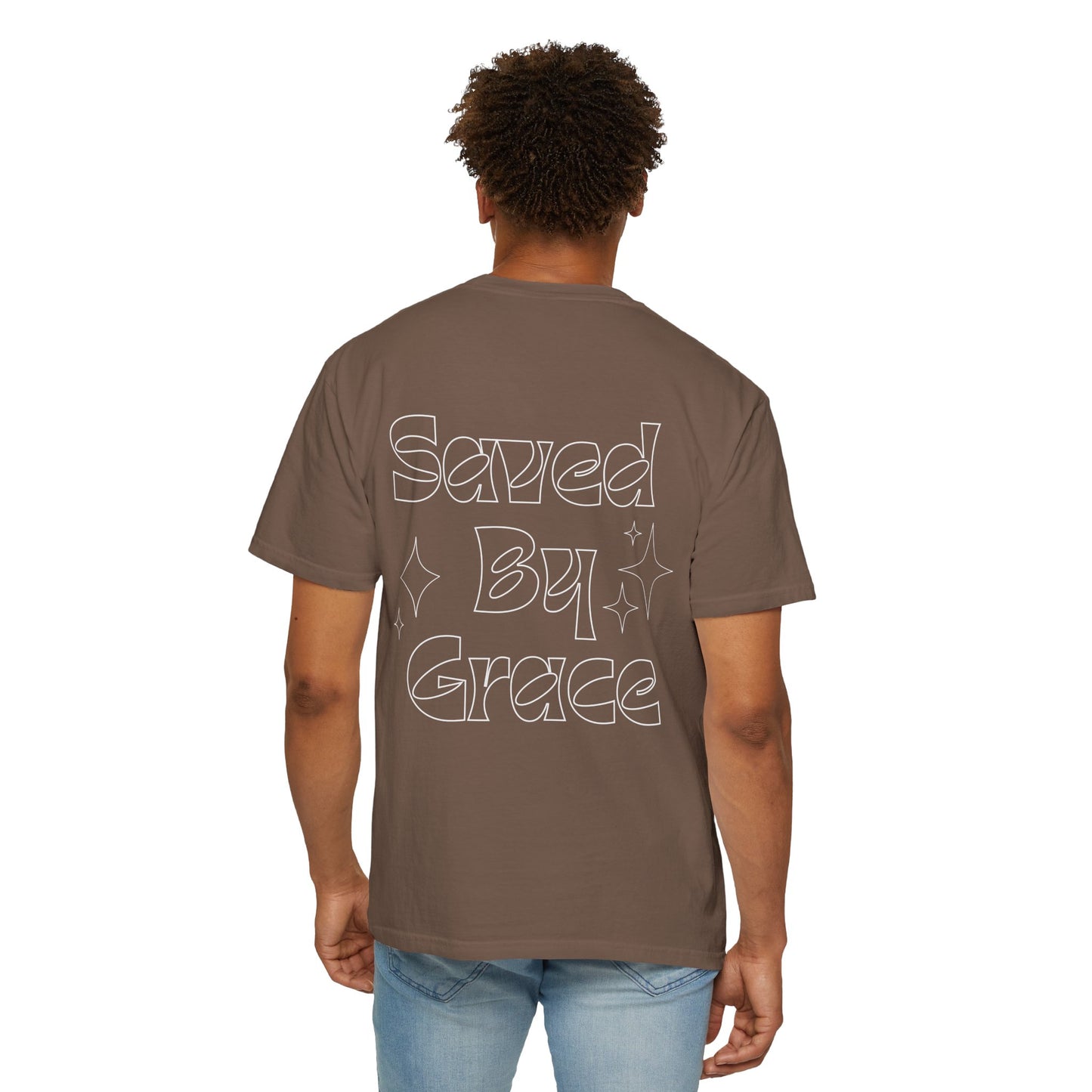 Faith-Inspired Unisex T-Shirt - Saved By Grace, Casual Wear, Christian Apparel, Gift for Believers, Everyday Comfort