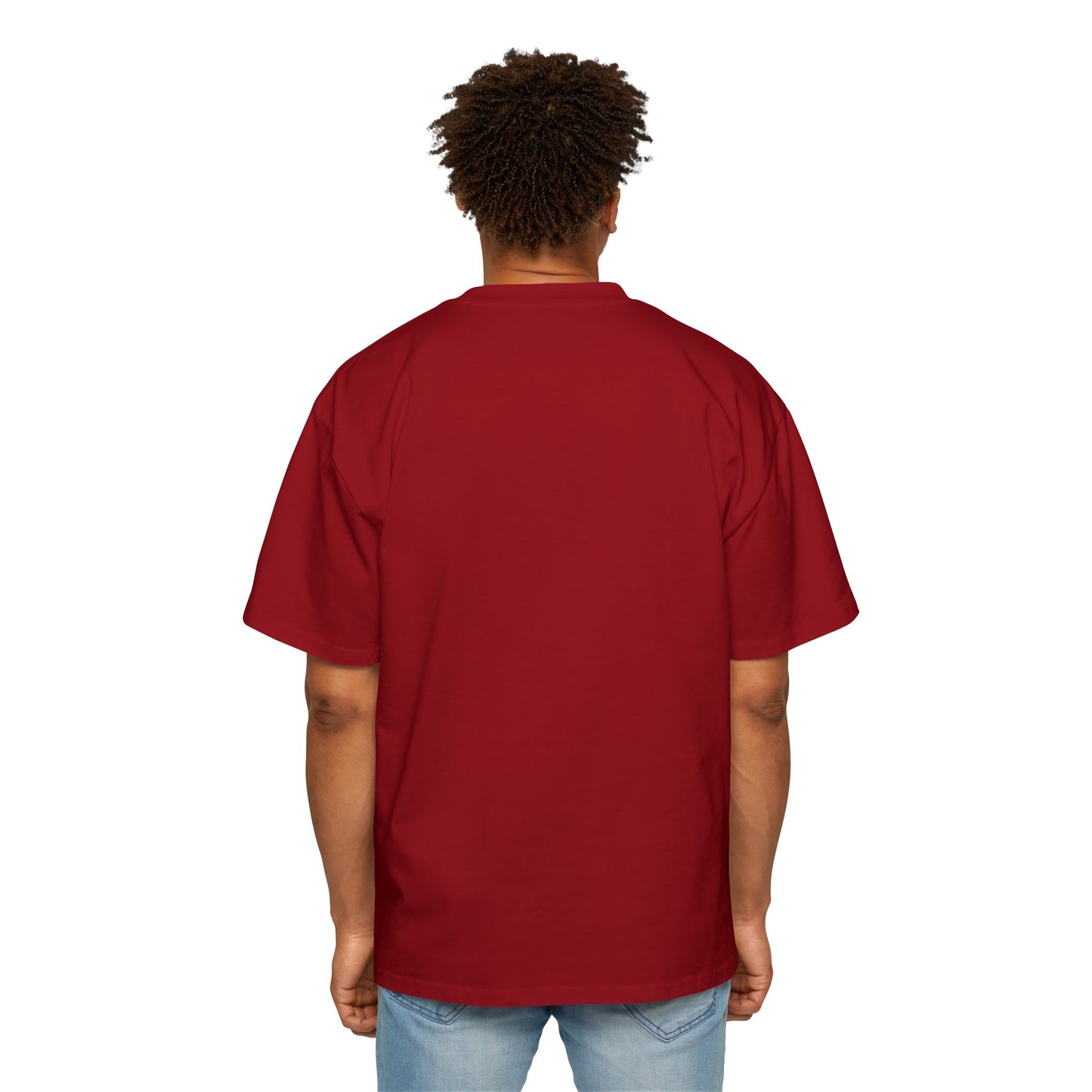 Men's Heavy Oversized Tee - Believe Yeshua Graphic Shirt