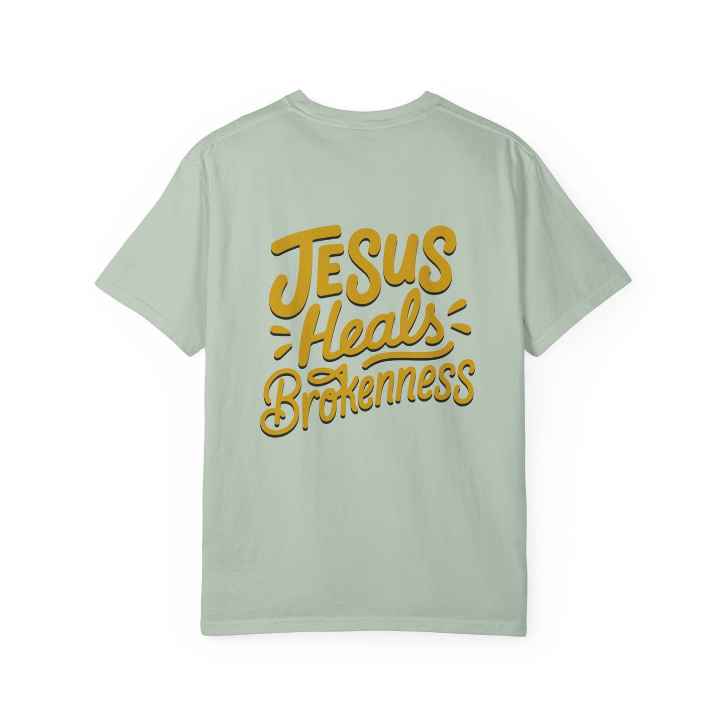 Inspirational Unisex T-Shirt - Jesus Heals Brokenness, Faith Shirt, Encouraging Apparel, Christian Gift, Spiritual Clothing