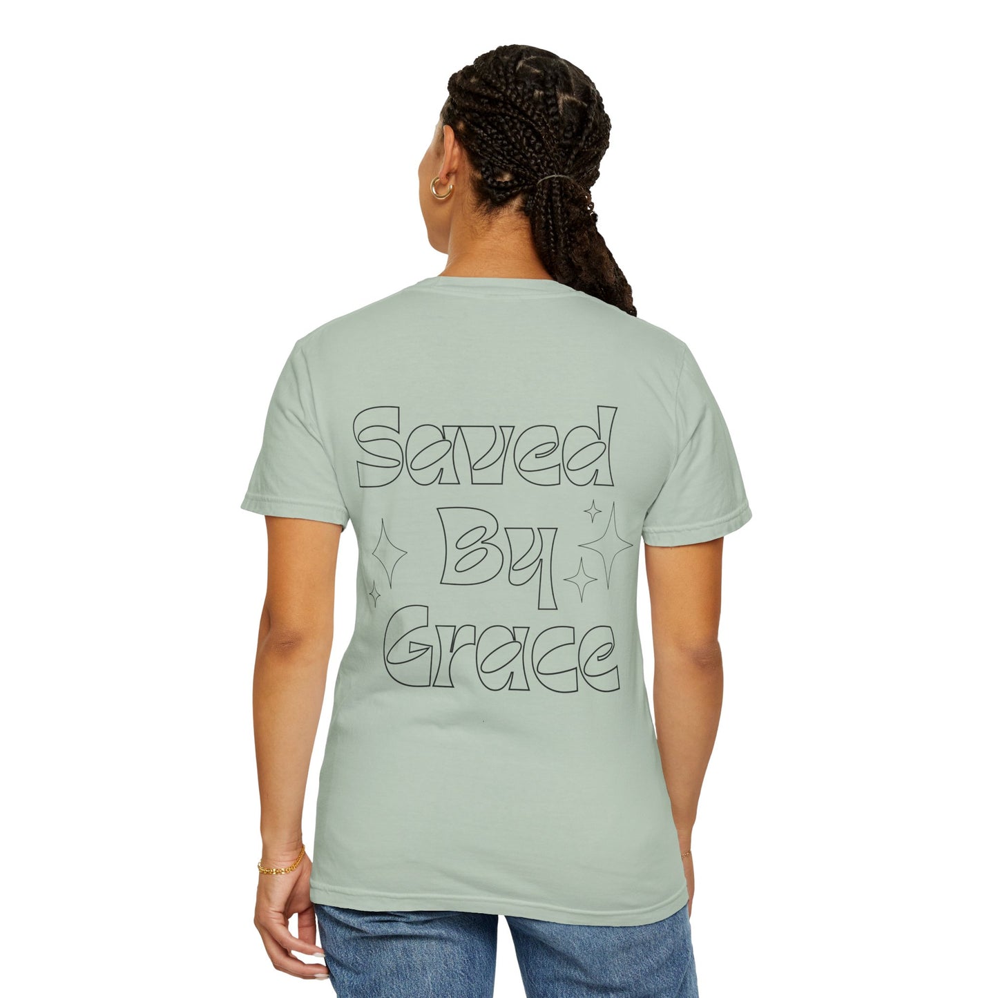 Faith-Inspired Unisex T-Shirt - Saved By Grace, Casual Wear, Christian Apparel, Gift for Believers, Everyday Comfort