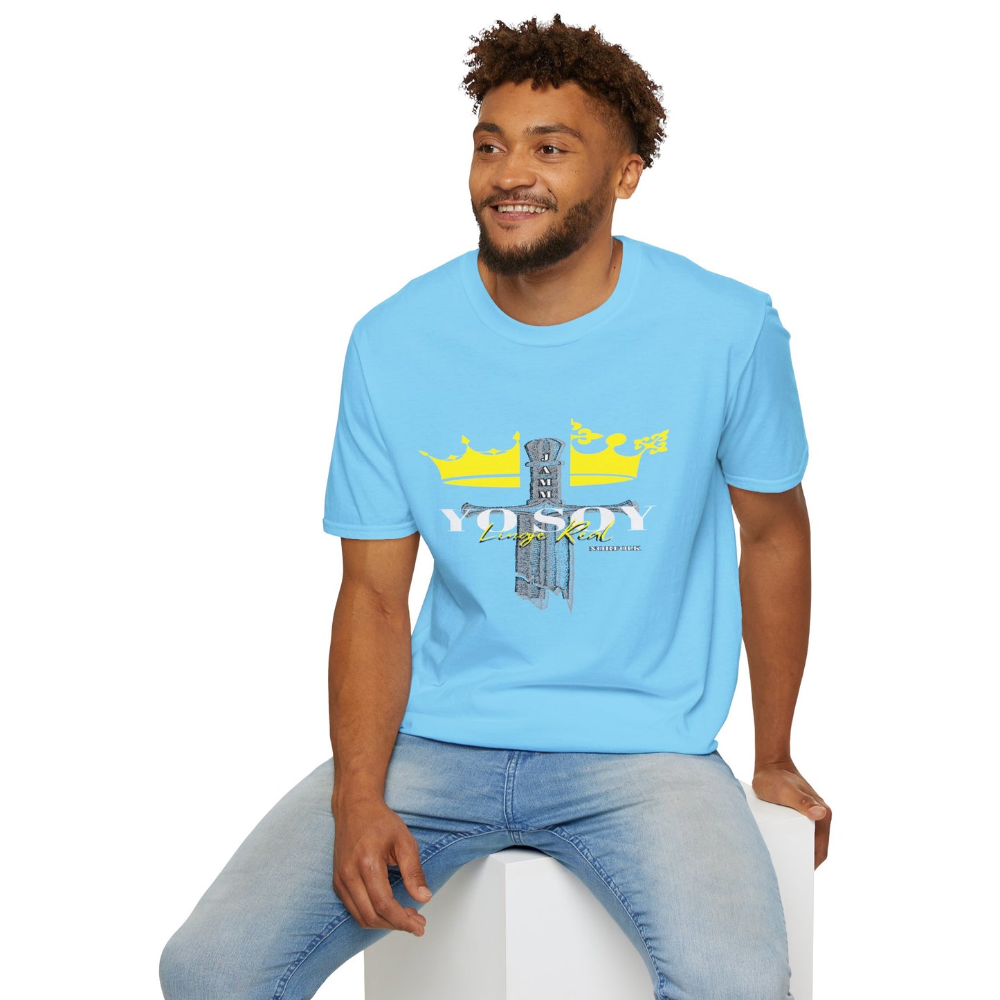 Crown Graphic Unisex Softstyle T-Shirt | Casual Wear, Streetwear, Gift for Friends, Birthday, Everyday Fashion