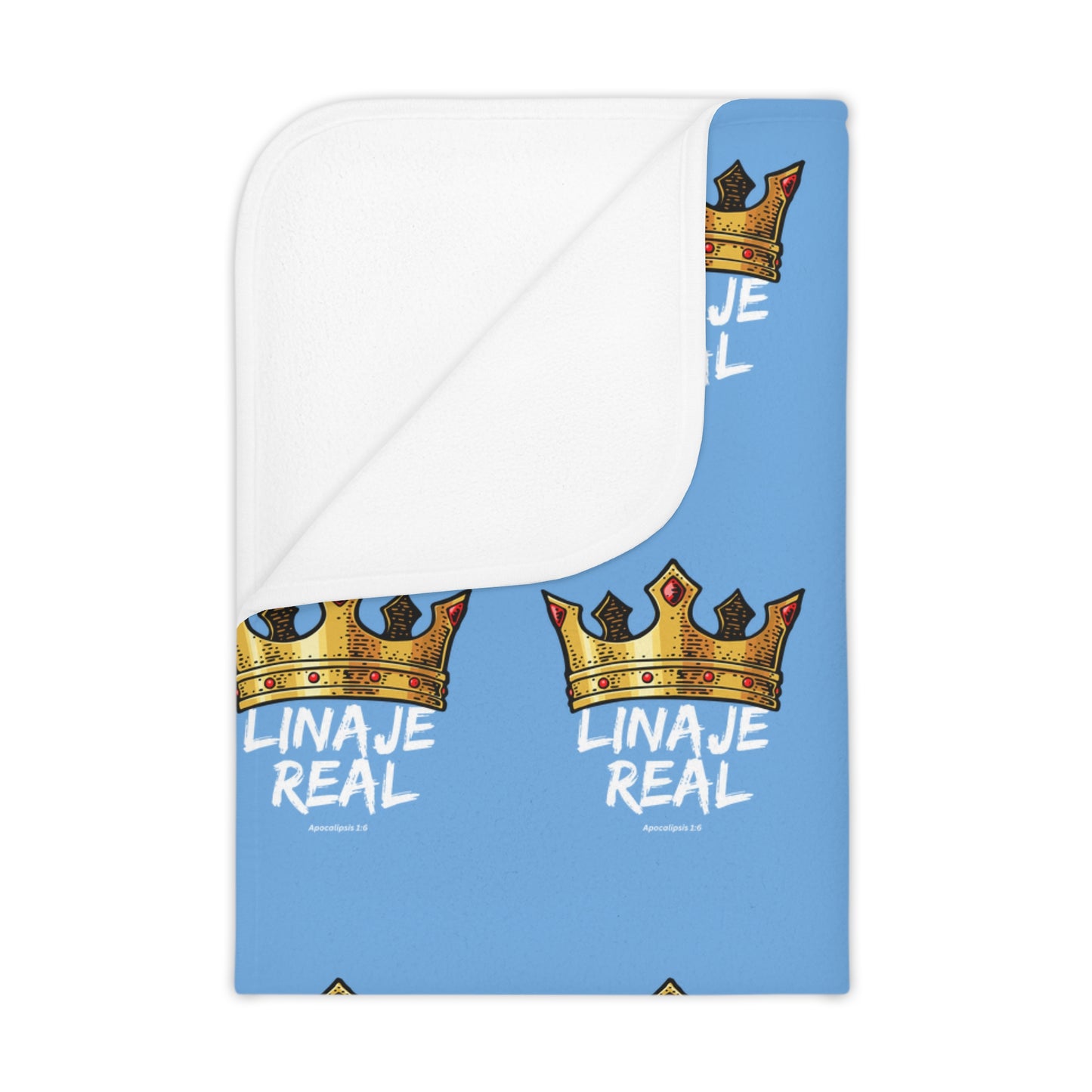Royal Toddler Blanket - Crown Design for Little Kings and Queens