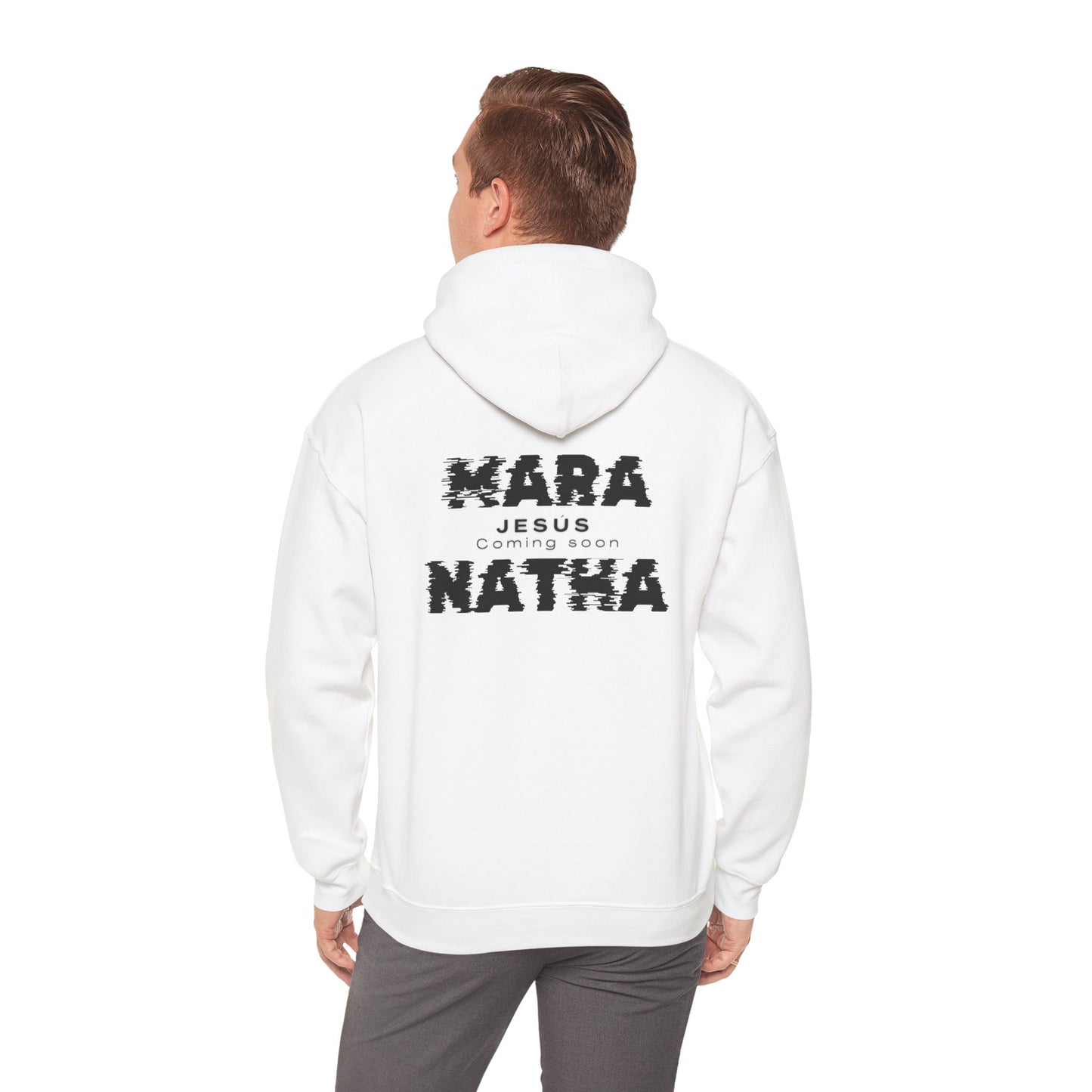 Faith-Inspired Unisex Hoodie - Mara Natha Collection, Cozy Prayer Sweatshirt, Inspirational Gift, Religious Wear, Spiritual Fashion