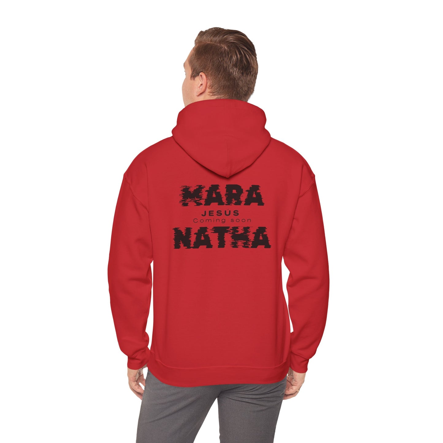 Faith-Inspired Unisex Hoodie - Mara Natha Collection, Cozy Prayer Sweatshirt, Inspirational Gift, Religious Wear, Spiritual Fashion