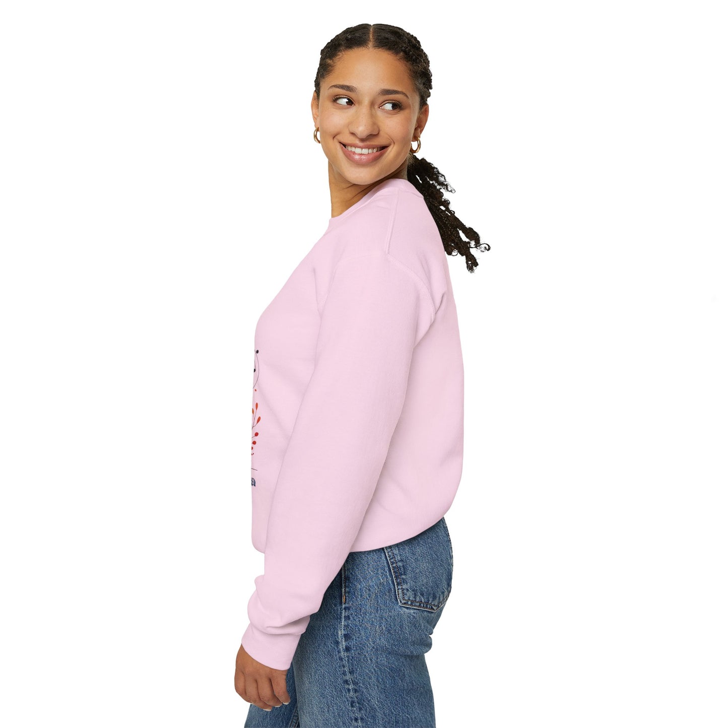 Danzando en cada Temporada Sweatshirt | Unisex Heavy Blend Crewneck with Colorful Dance Design