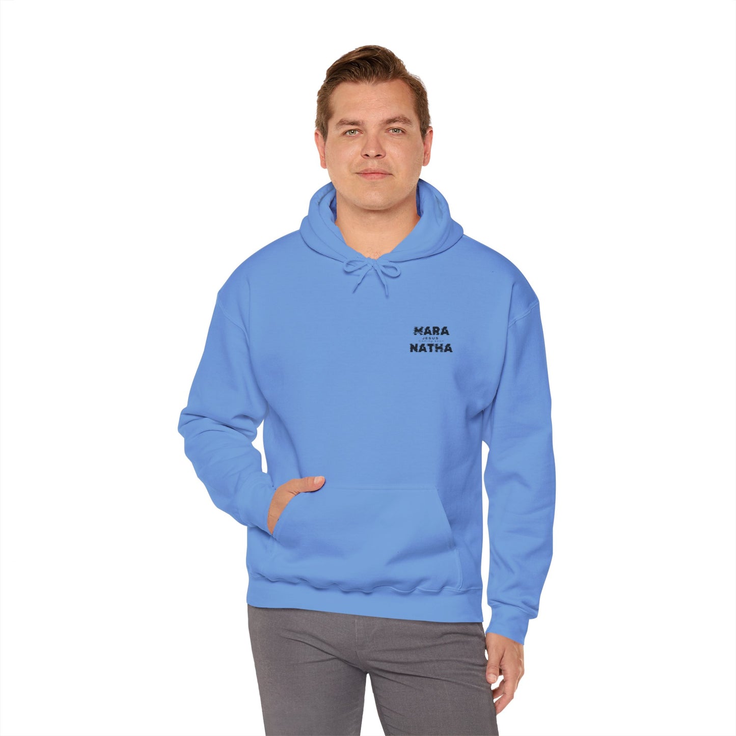 Faith-Inspired Unisex Hoodie - Mara Natha Collection, Cozy Prayer Sweatshirt, Inspirational Gift, Religious Wear, Spiritual Fashion