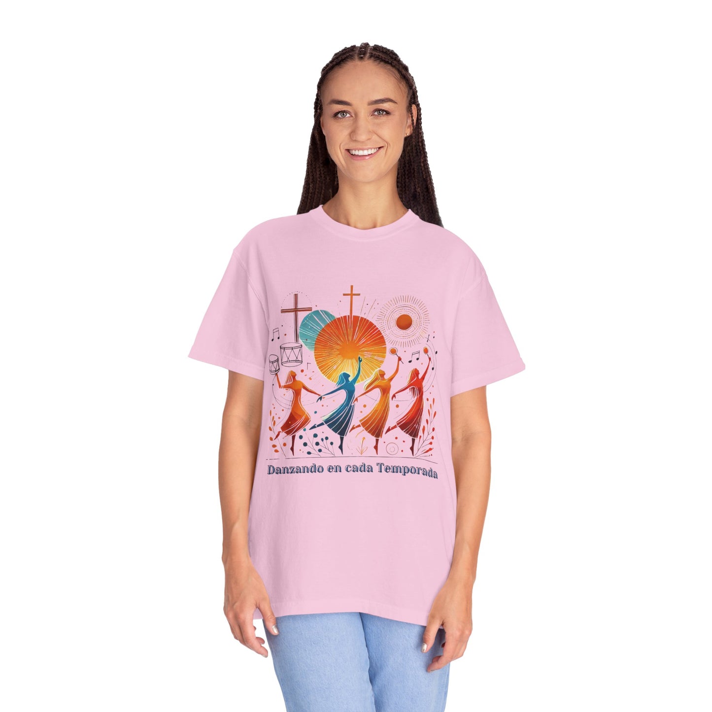 Unisex Garment-Dyed T-Shirt, Dance Design Tee, Seasonal Celebration Shirt, Gift for Dance Lovers, Festival Apparel