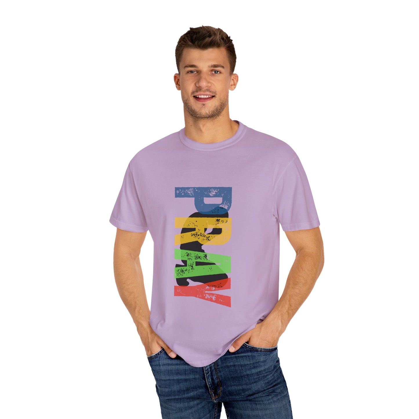 Unisex T-Shirt with PRAY Design - Perfect for Celebrations, Summer Casual Wear, Events